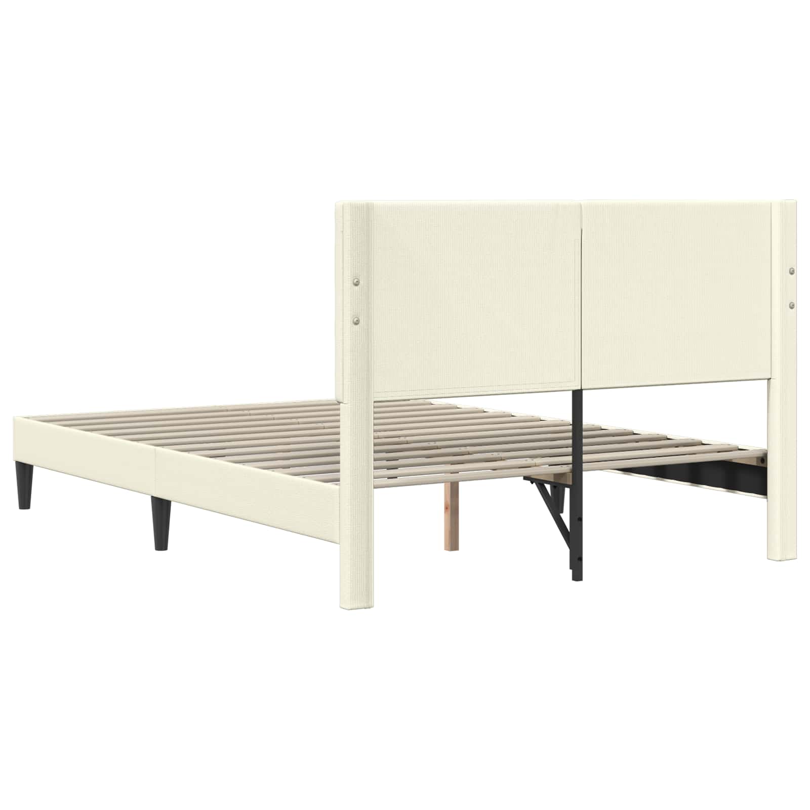 Krevetna konstrukcija Krem 140 x 190 cm Kordura tekstil