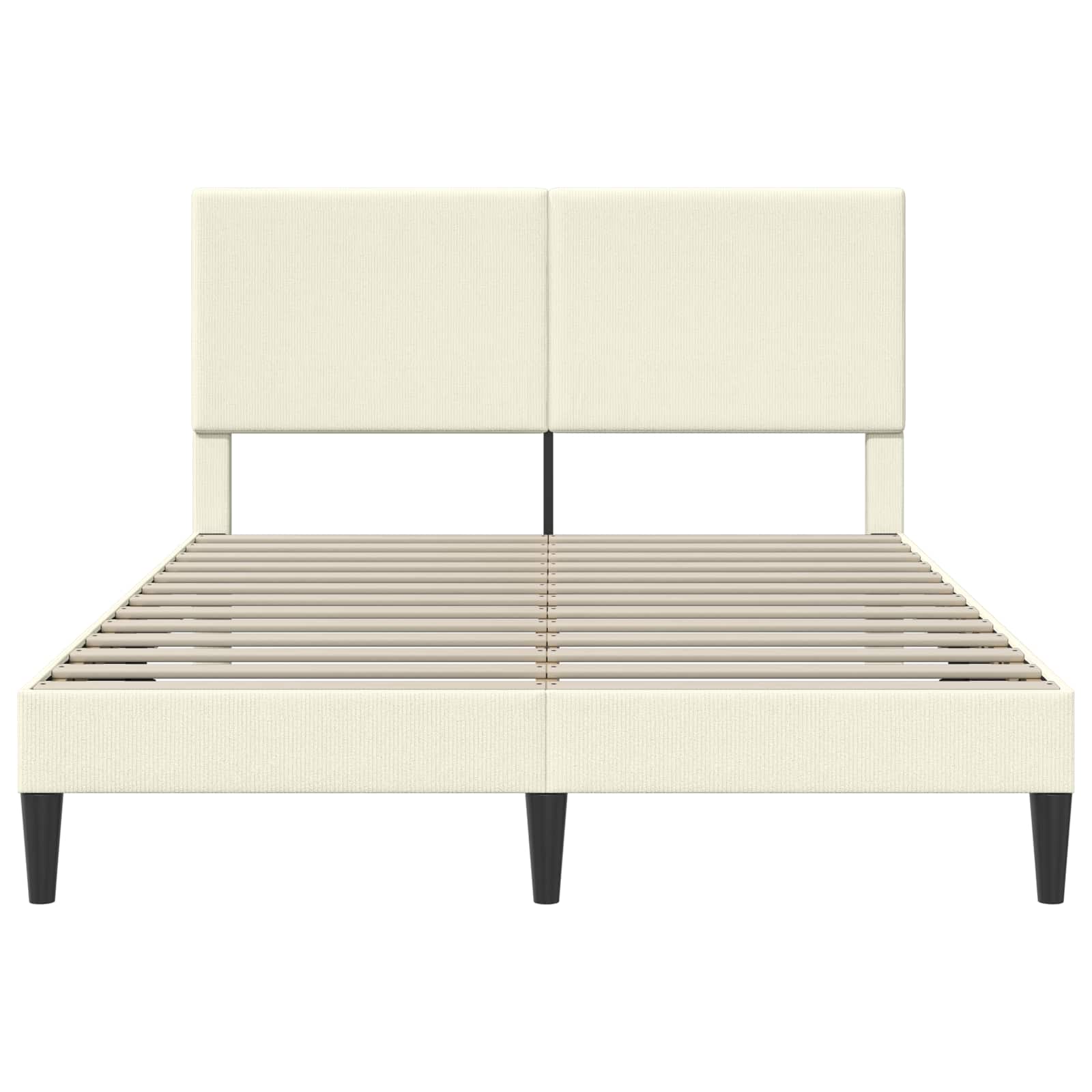 Krevetna konstrukcija Krem 140 x 190 cm Kordura tekstil