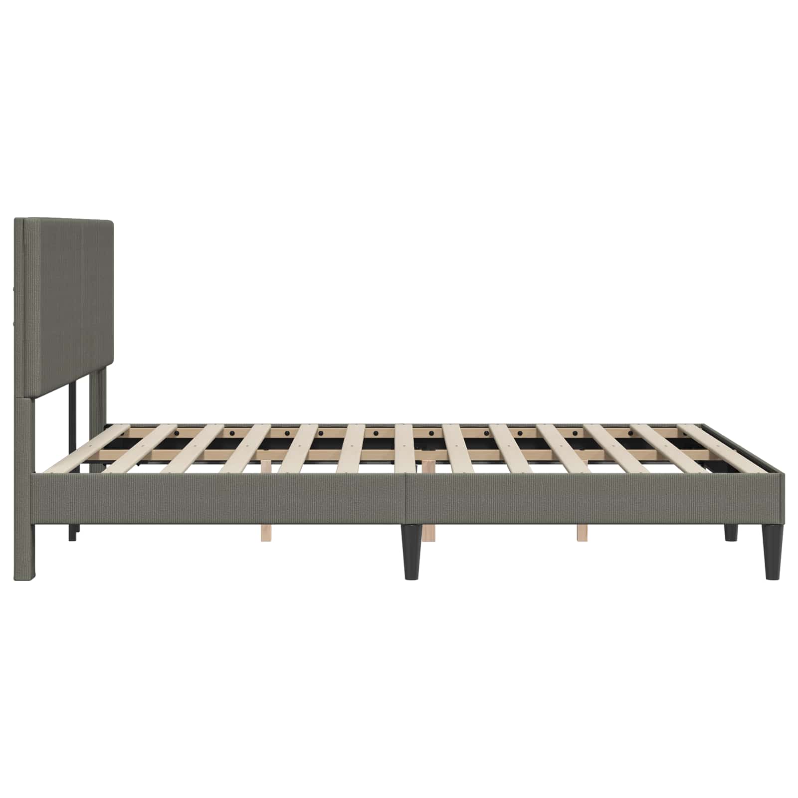 Krevetna konstrukcija Svjetlosiva 160 x 200 cm Kordura tekstil