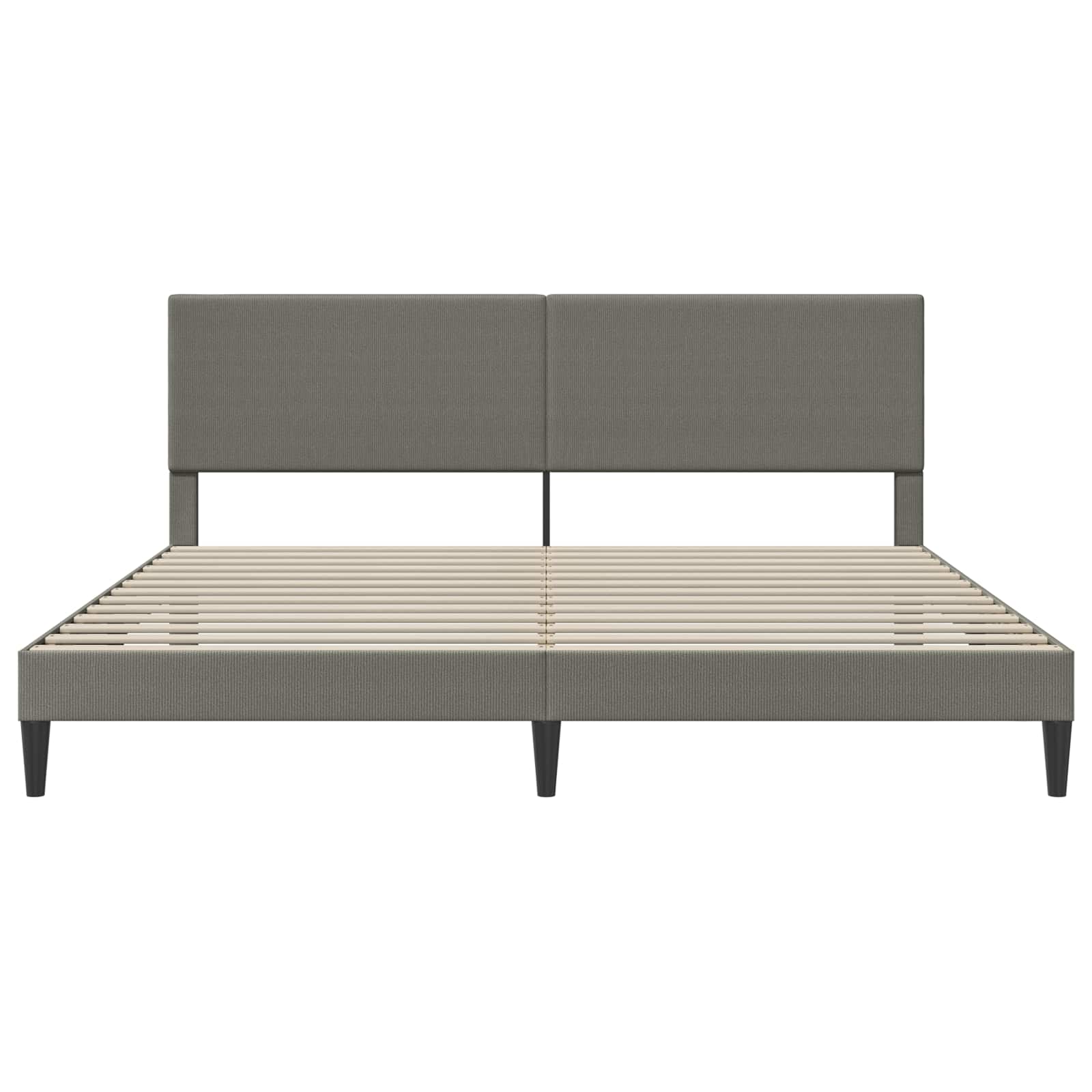 Krevetna konstrukcija Svjetlosiva 200 x 200 cm Kordura tekstil