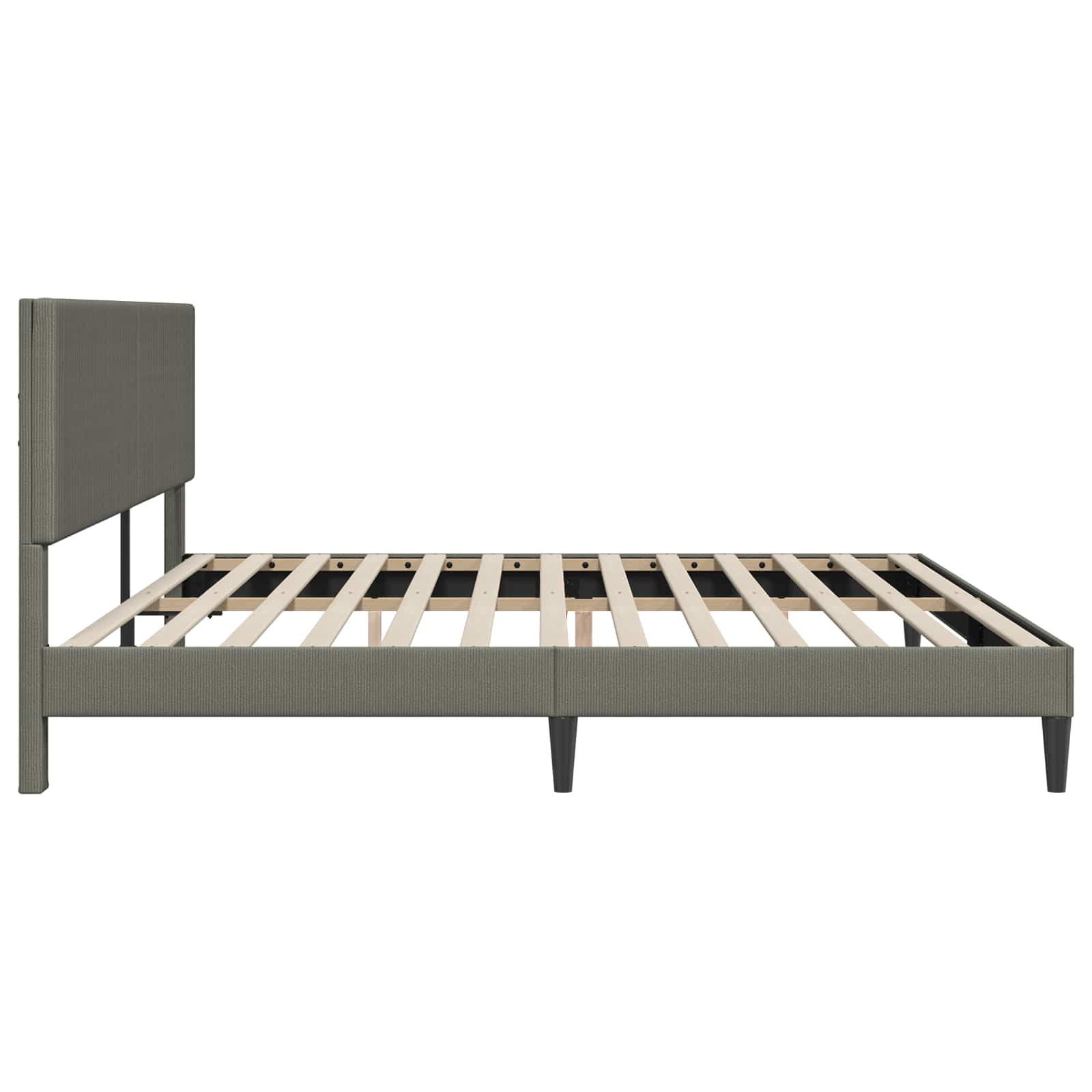 Krevetna konstrukcija Svjetlosiva 200 x 200 cm Kordura tekstil