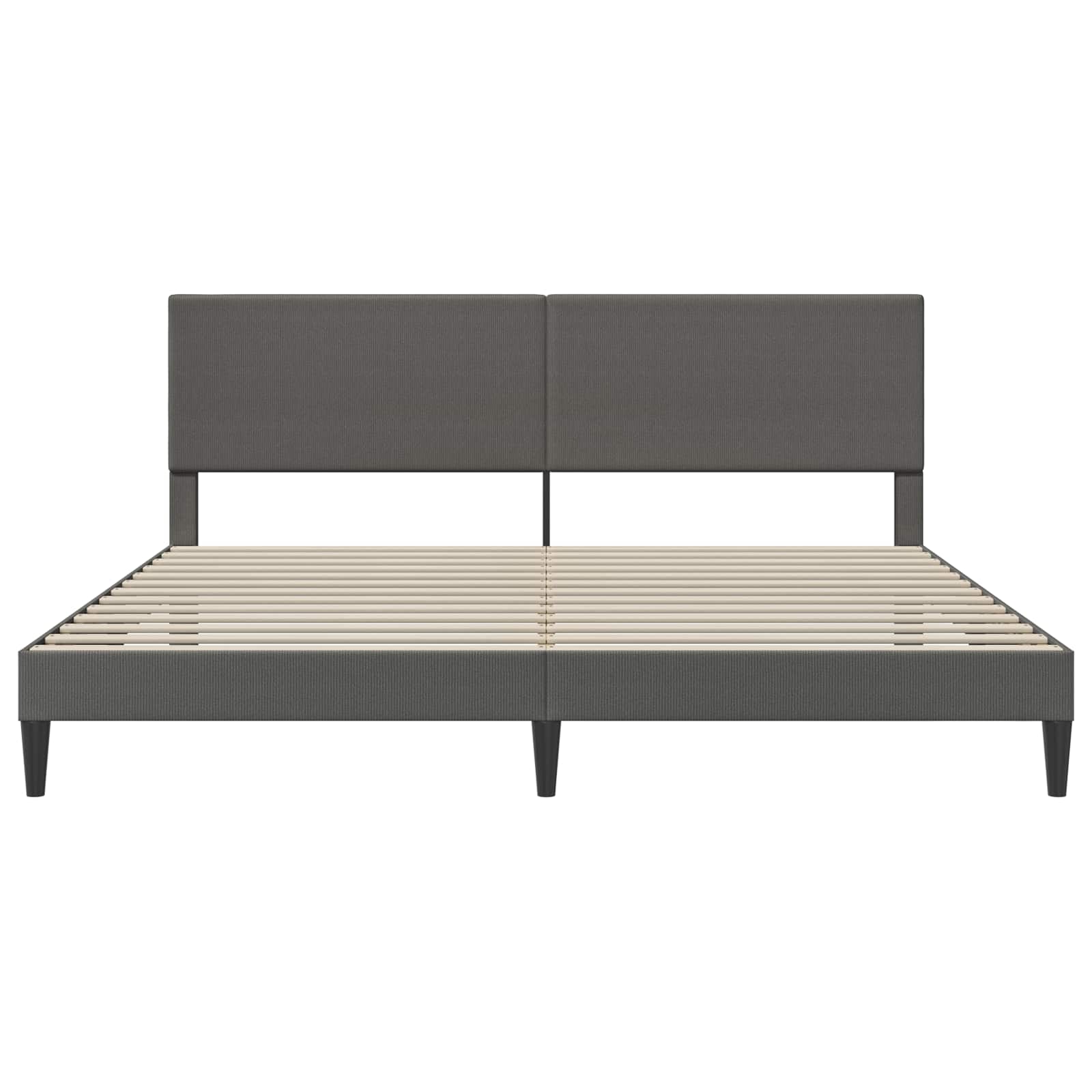 Krevetna konstrukcija Tamnosiva 200 x 200 cm Kordura tekstil