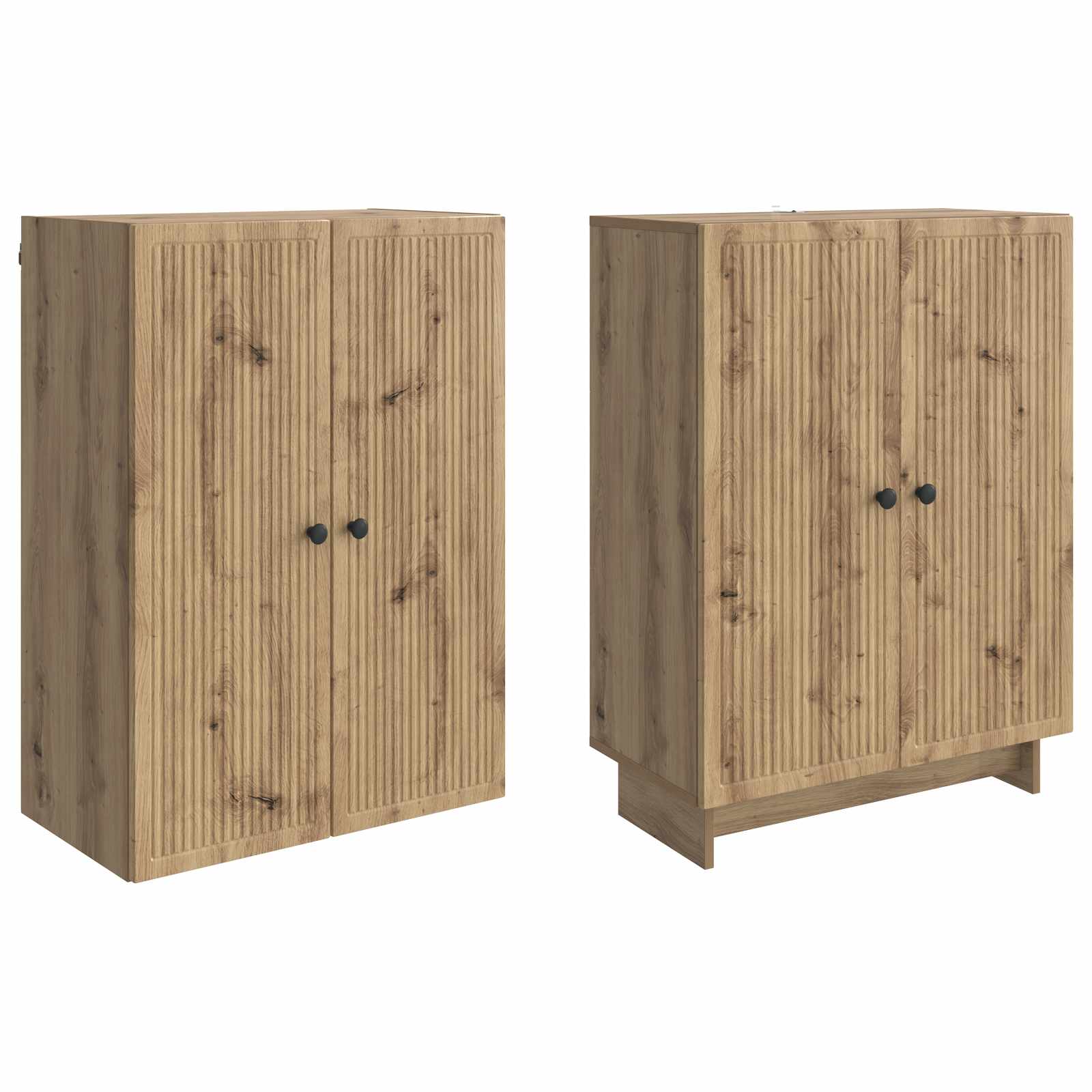 Set ormara 2 pcs Hrast artisan 66 x 34,5 x 90 cm