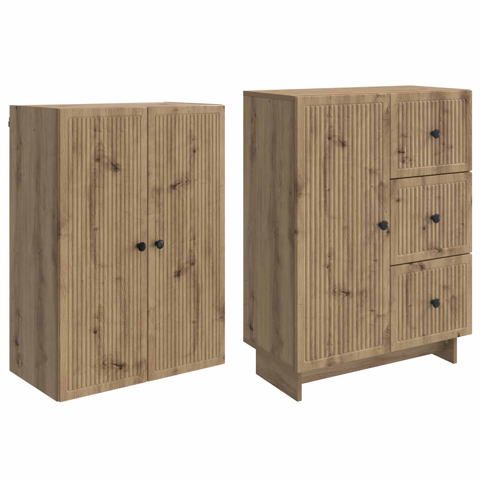 Set ormara 2 pcs 66 x 34,5 x 90 cm Konstruirano drvo