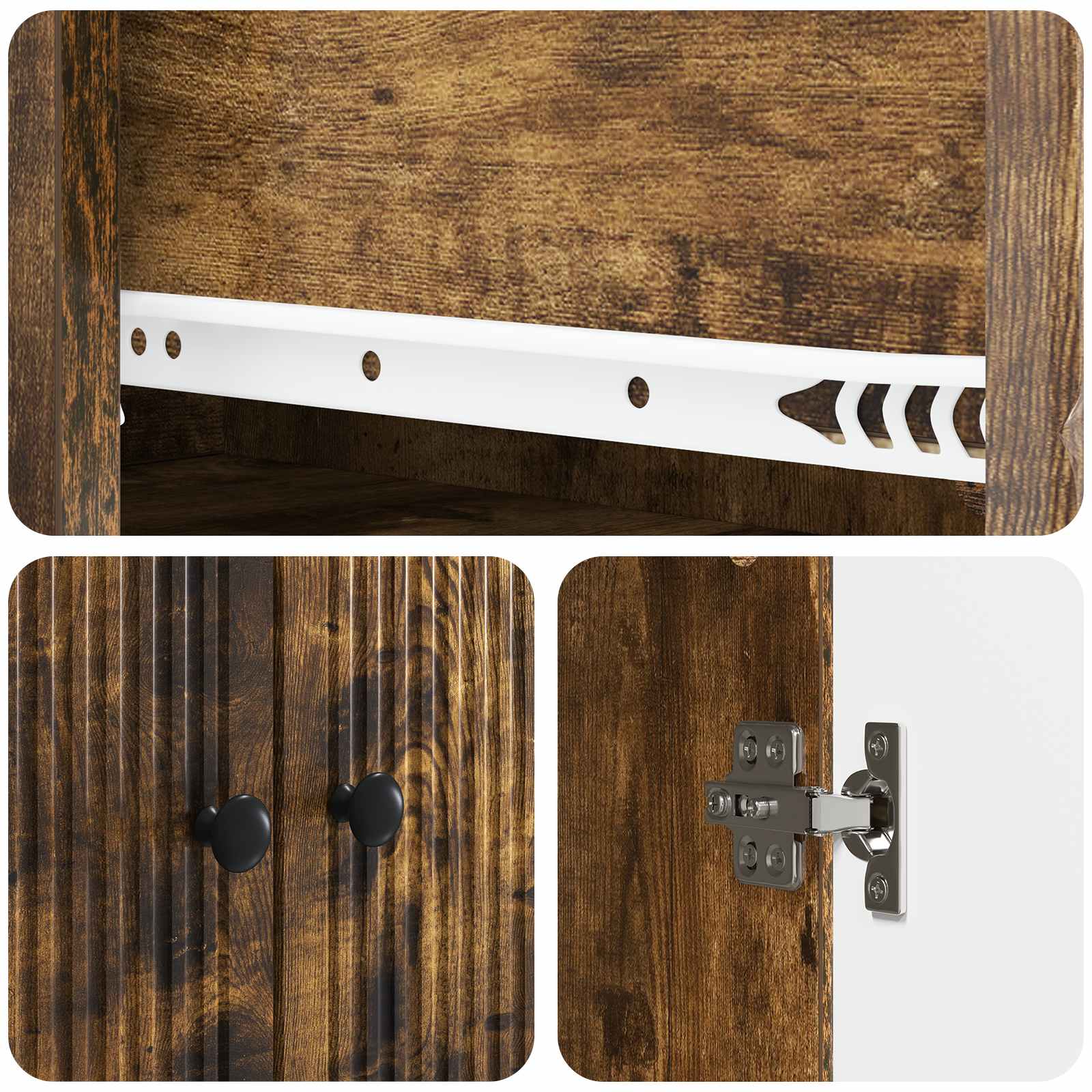 Set ormara 2 pcs 66 x 34,5 x 90 cm Konstruirano drvo