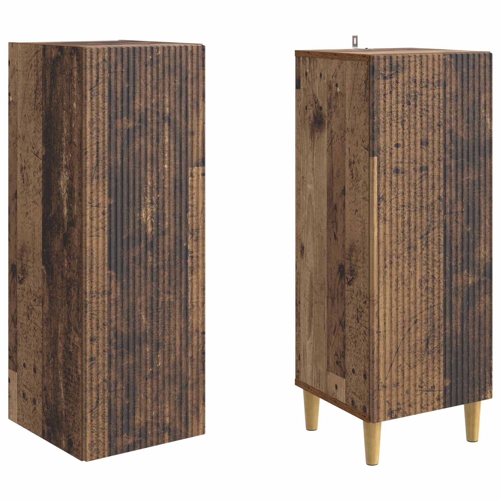 Set ormara 2 pcs Staro drvo 33 x 34,5 x 90 cm Konstruirano drvo
