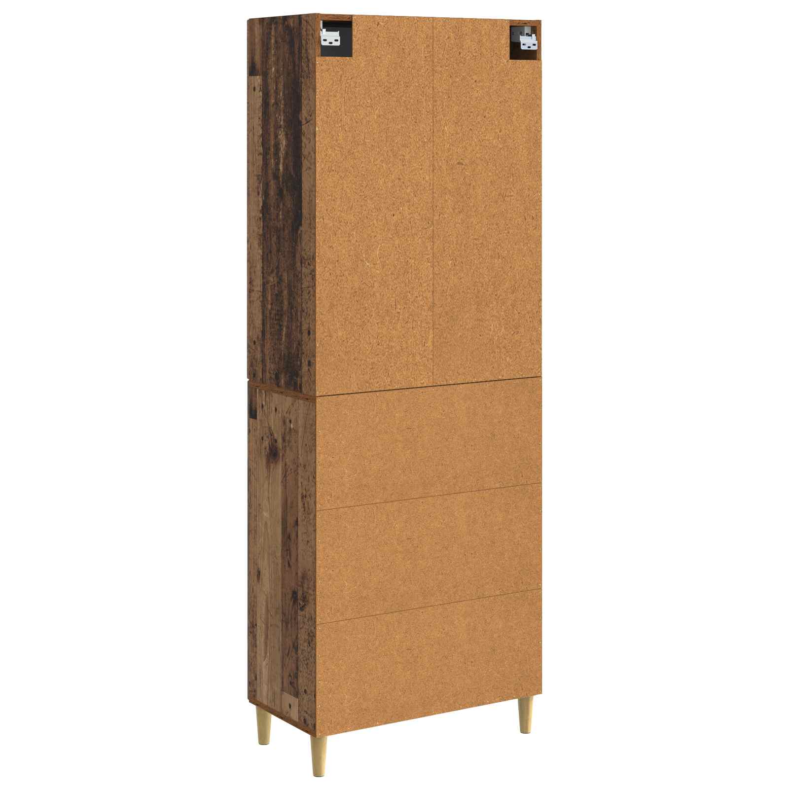 Set ormara 2 pcs Staro drvo 66 x 34,5 x 90 cm Konstruirano drvo