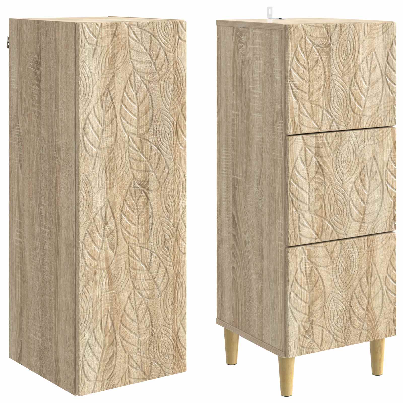 Set ormara 2 pcs Hrast sonoma 33 x 34,5 x 90 cm
