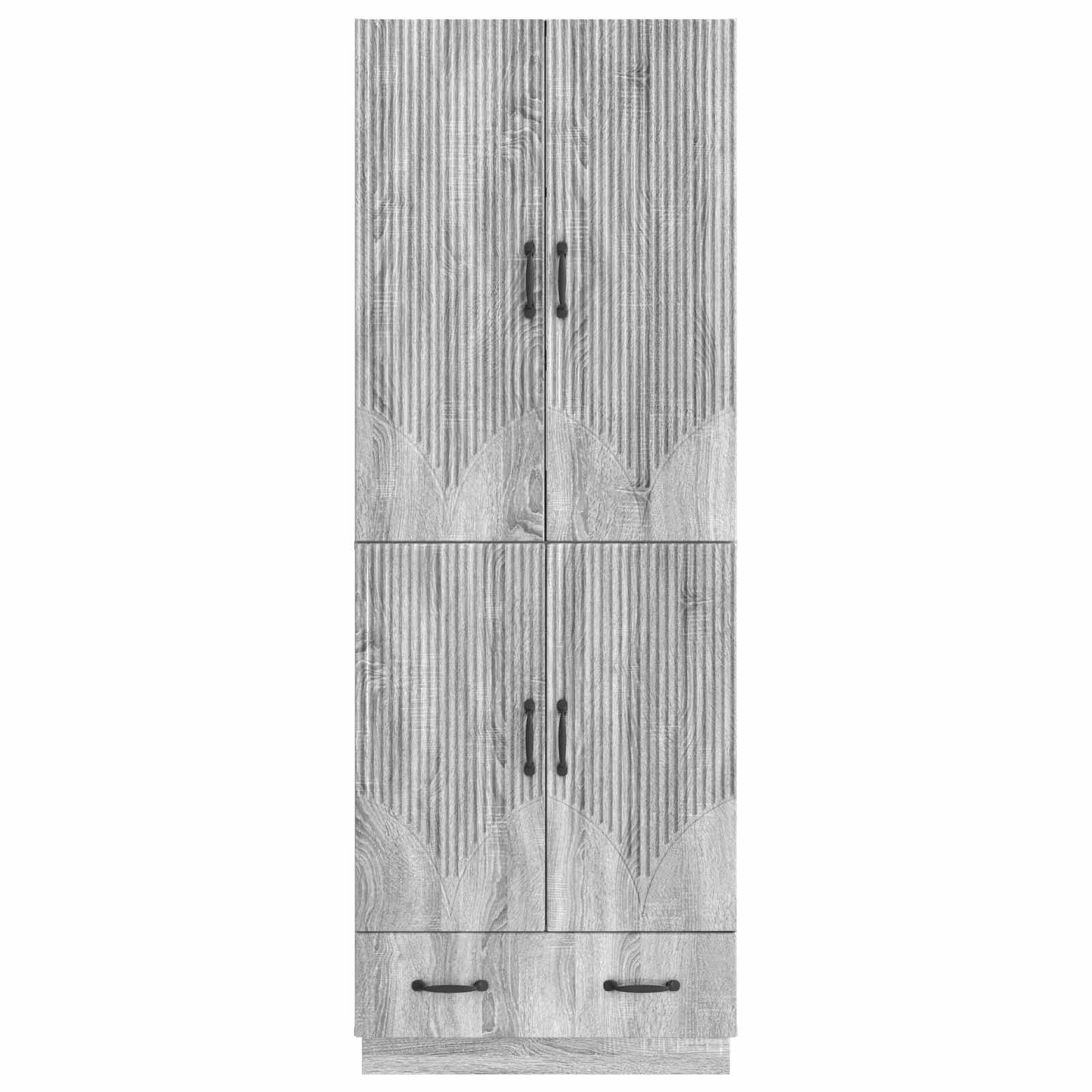 Set ormara 2 pcs Siva Sonoma Konstruirano drvo