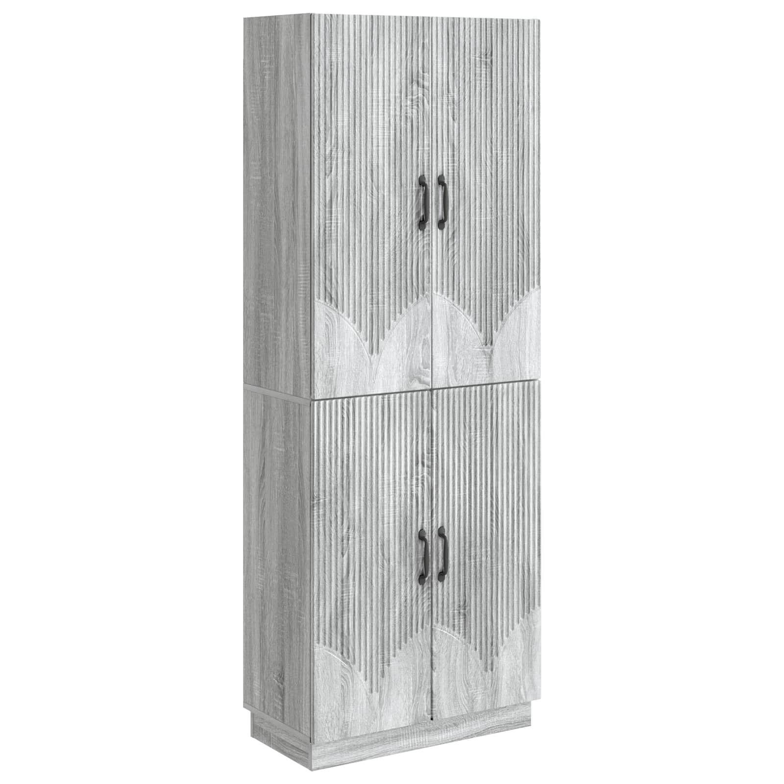 Set ormara 2 pcs Siva Sonoma Konstruirano drvo