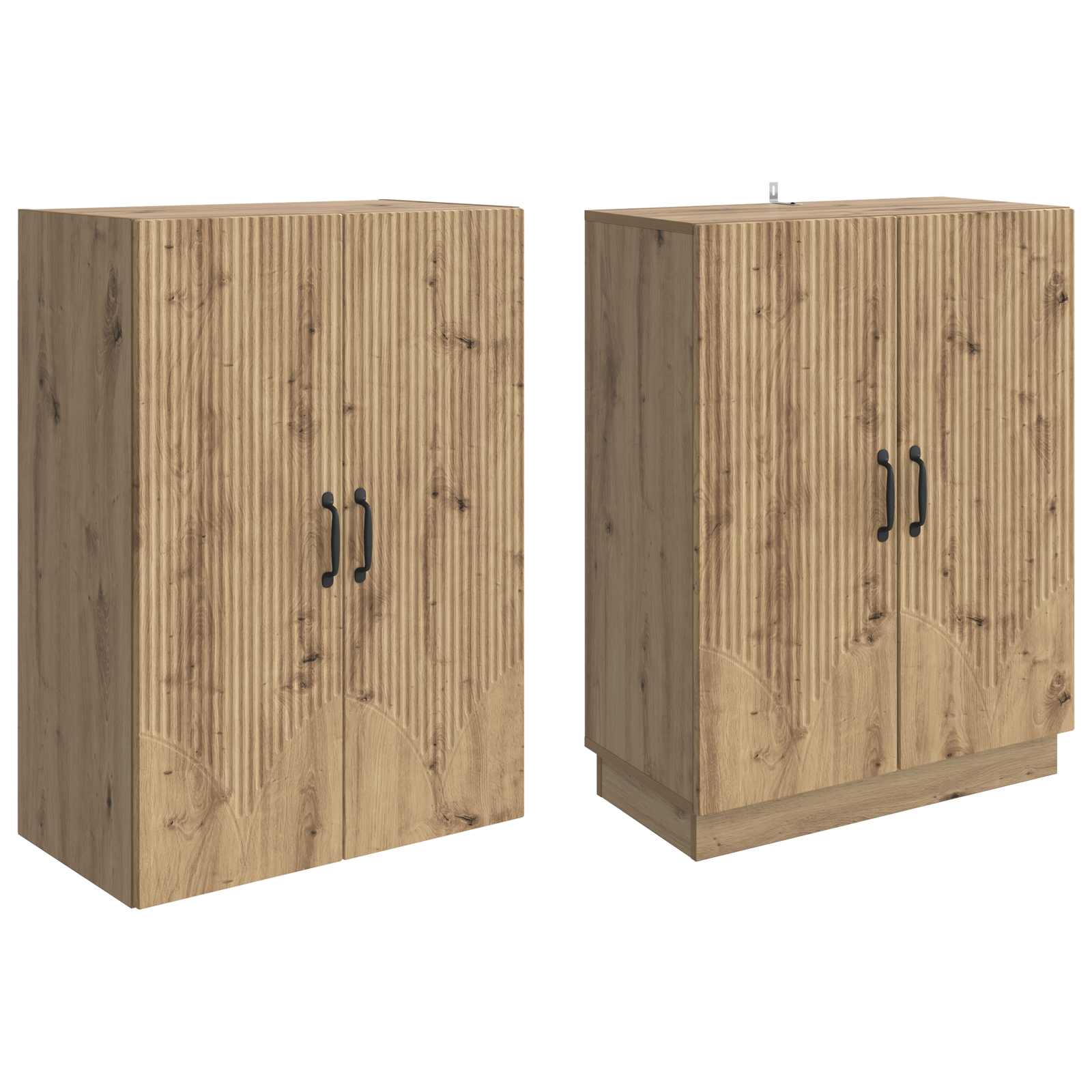 Set ormara 2 pcs Hrast artisan Konstruirano drvo