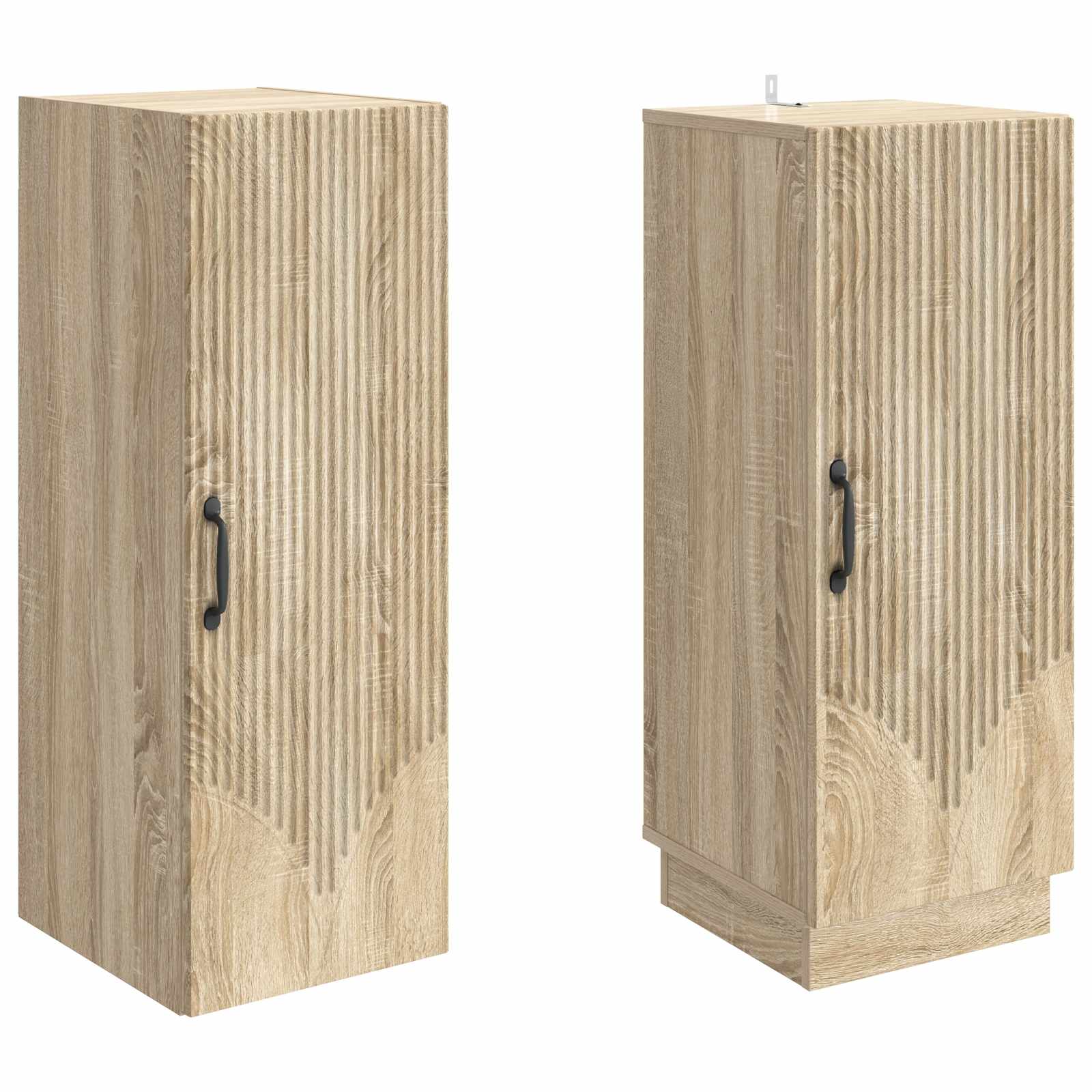 Set ormara 2 pcs Hrast sonoma Konstruirano drvo