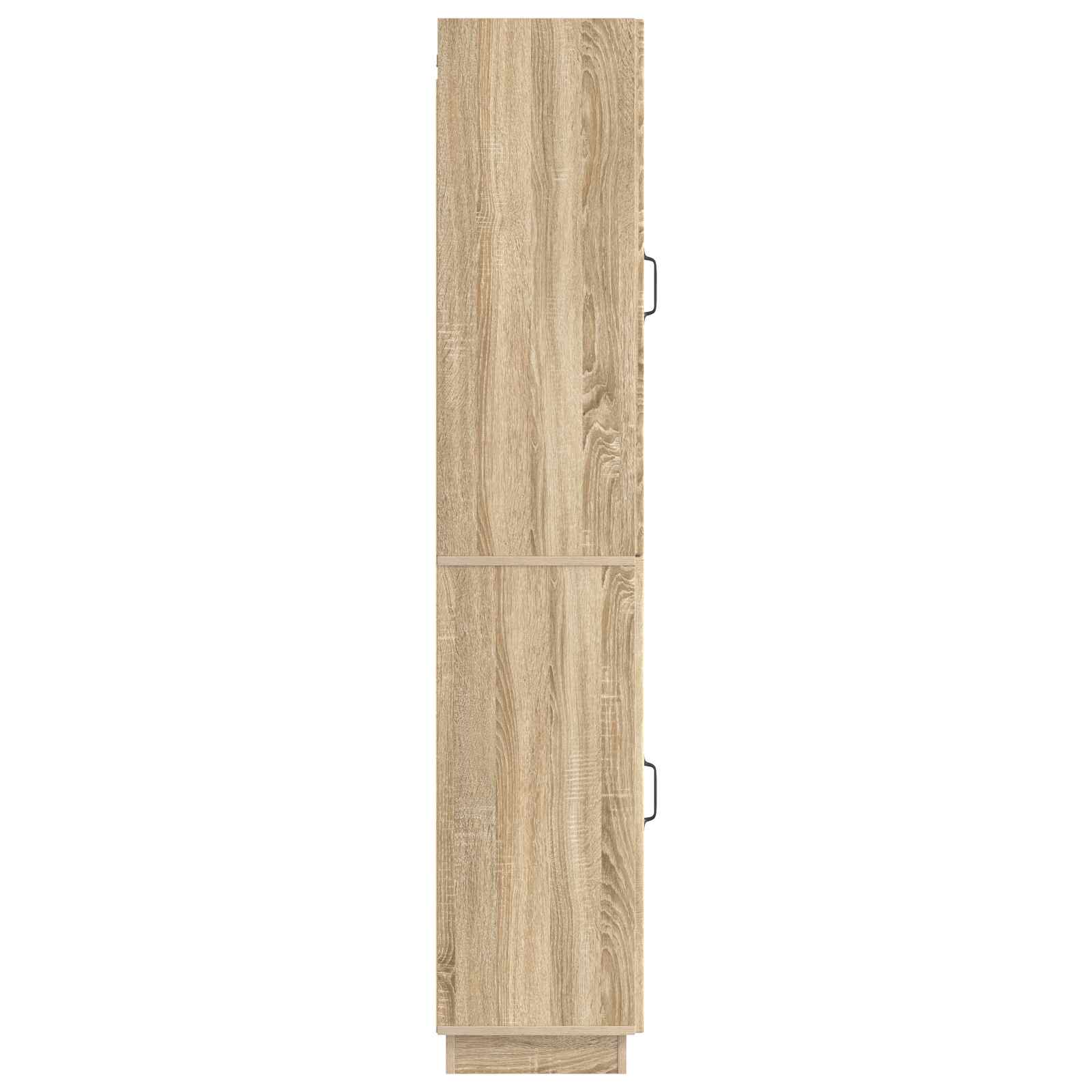 Set ormara 2 pcs Hrast sonoma Konstruirano drvo