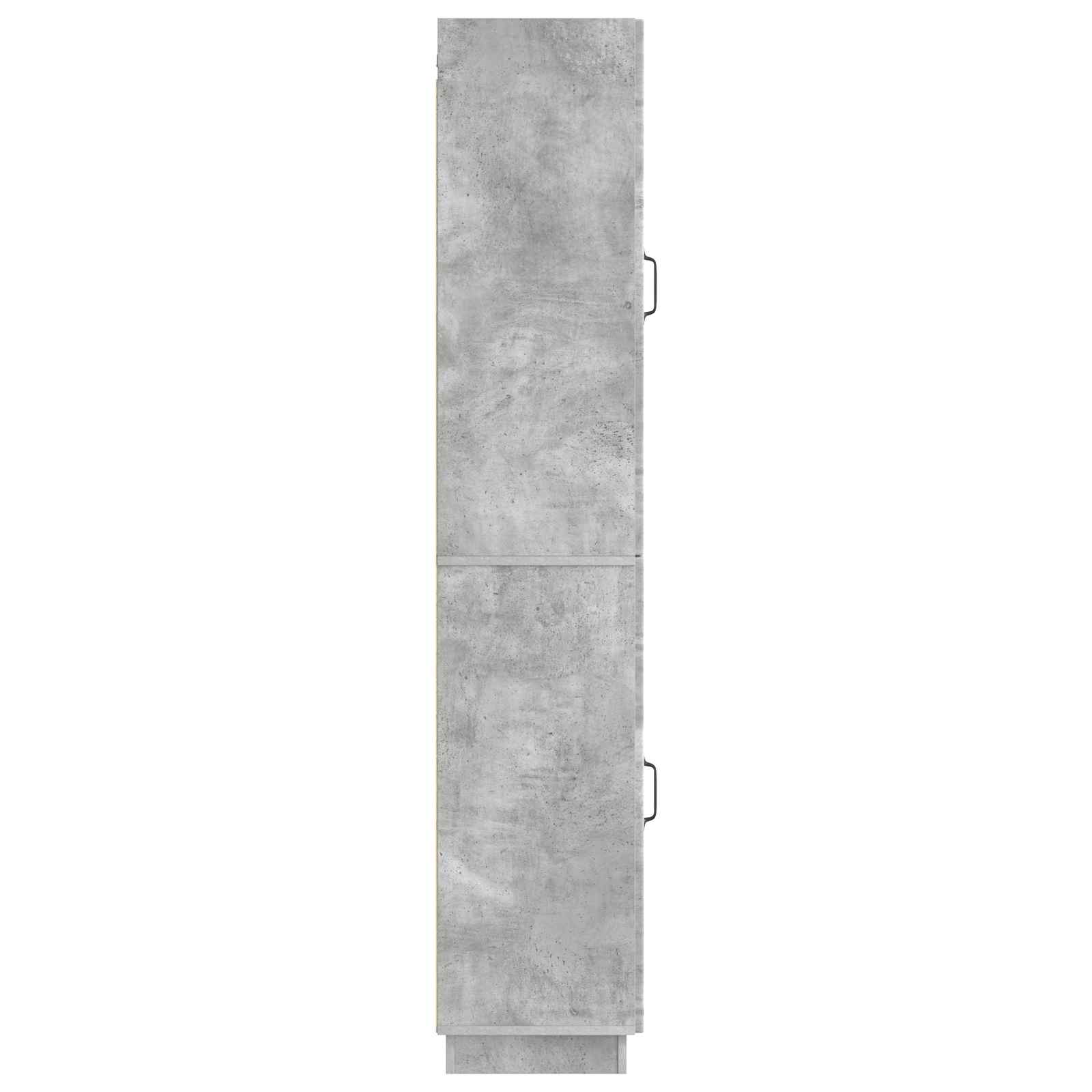 Set ormara 2 pcs Betonska siva Konstruirano drvo
