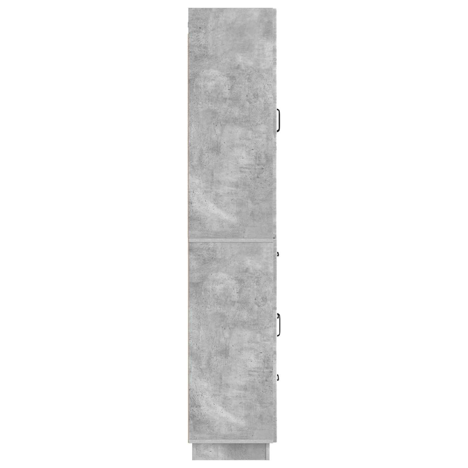 Set ormara 2 pcs Betonska siva Konstruirano drvo