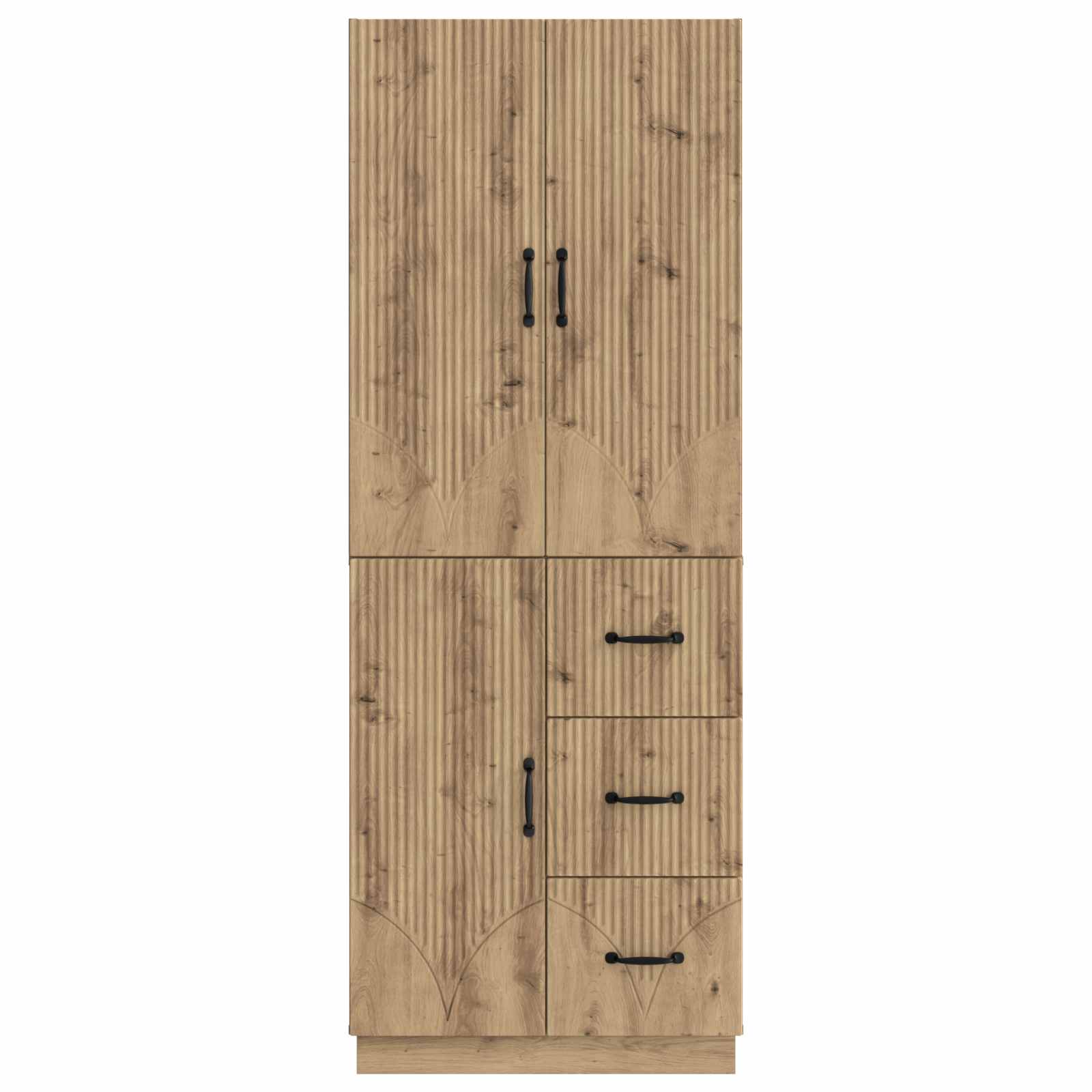 Set ormara 2 pcs Hrast artisan Konstruirano drvo