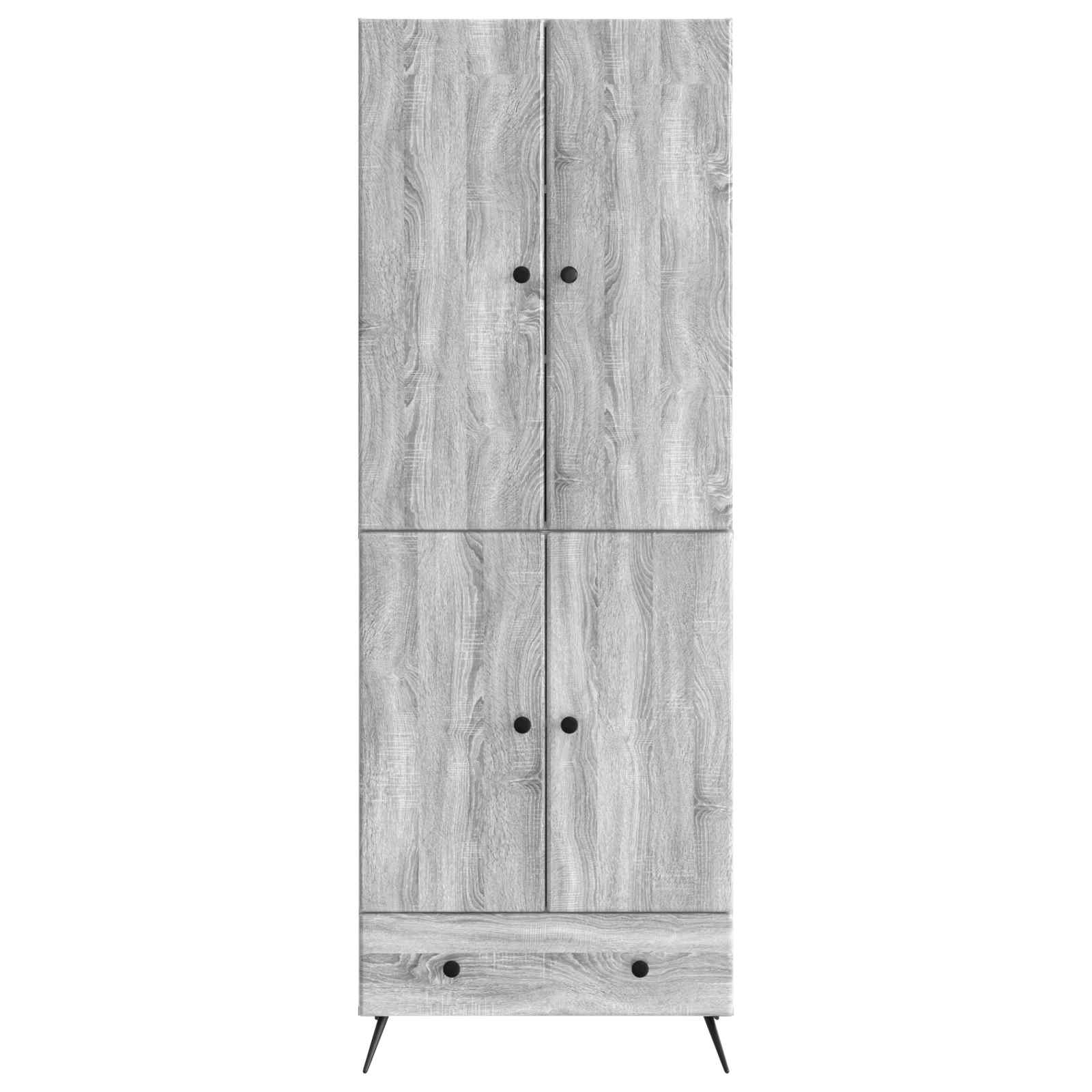 Set ormara 2 pcs Siva Sonoma Konstruirano drvo