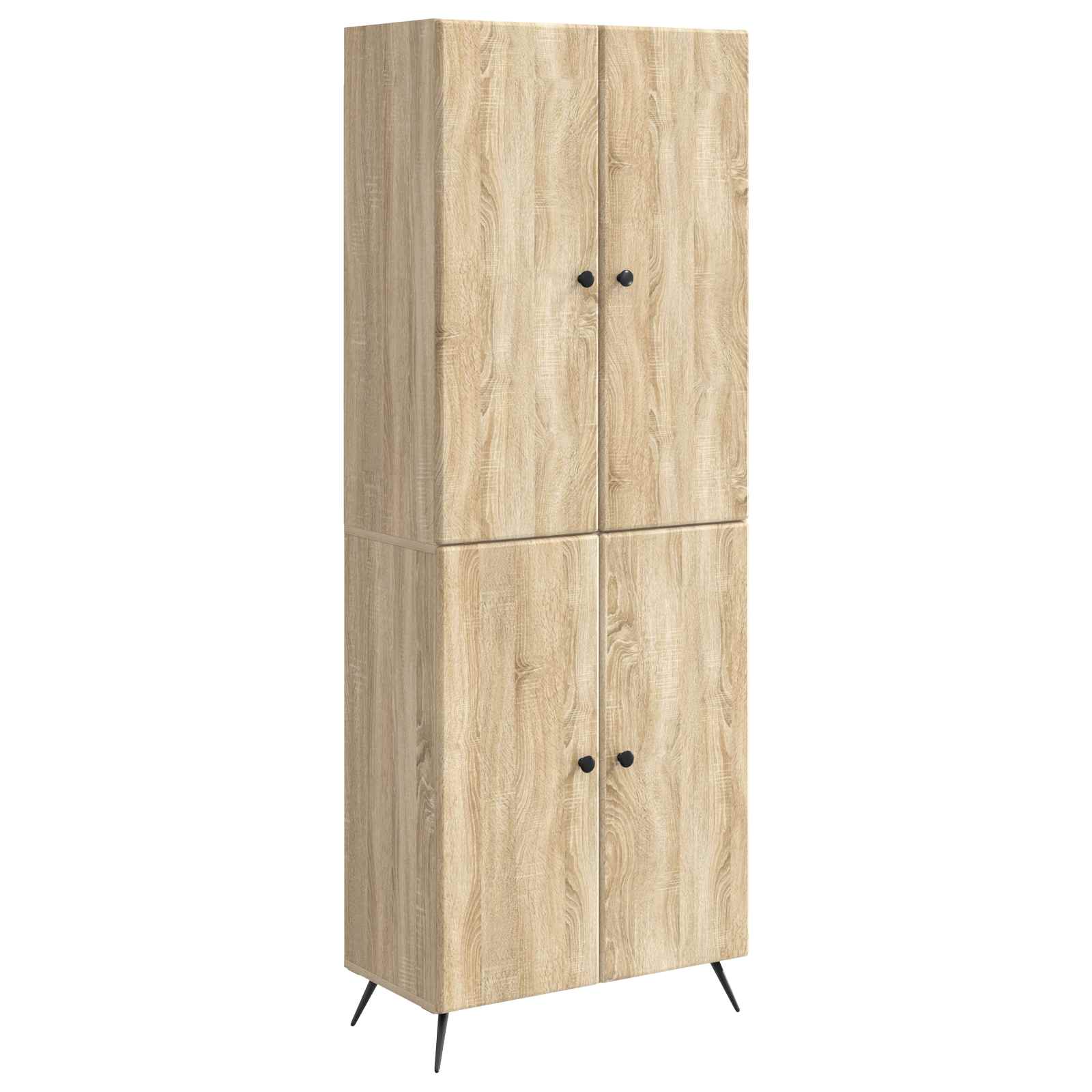 Set ormara 2 pcs Hrast sonoma Konstruirano drvo