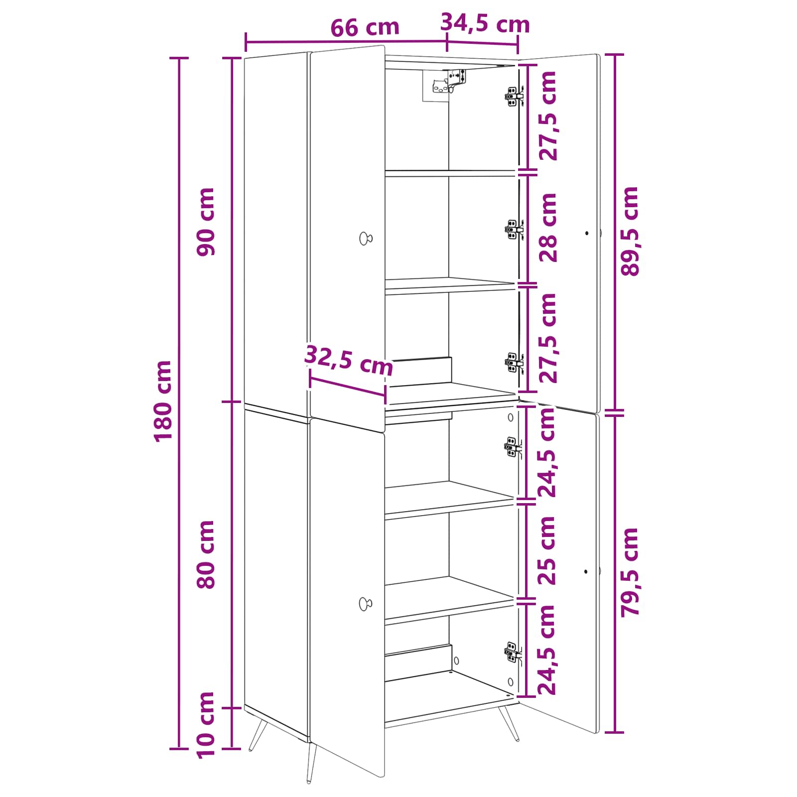 Set ormara 2 pcs Betonska siva Konstruirano drvo