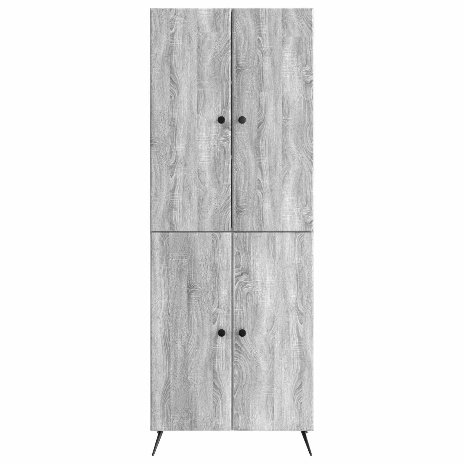 Set ormara 2 pcs Siva Sonoma Konstruirano drvo