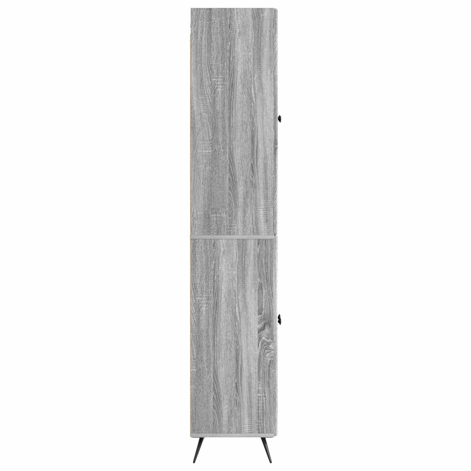 Set ormara 2 pcs Siva Sonoma Konstruirano drvo
