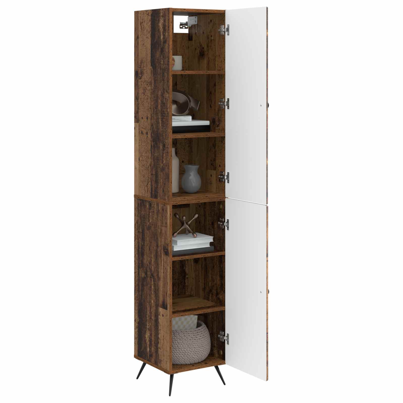 Set ormara 2 pcs Staro drvo Konstruirano drvo