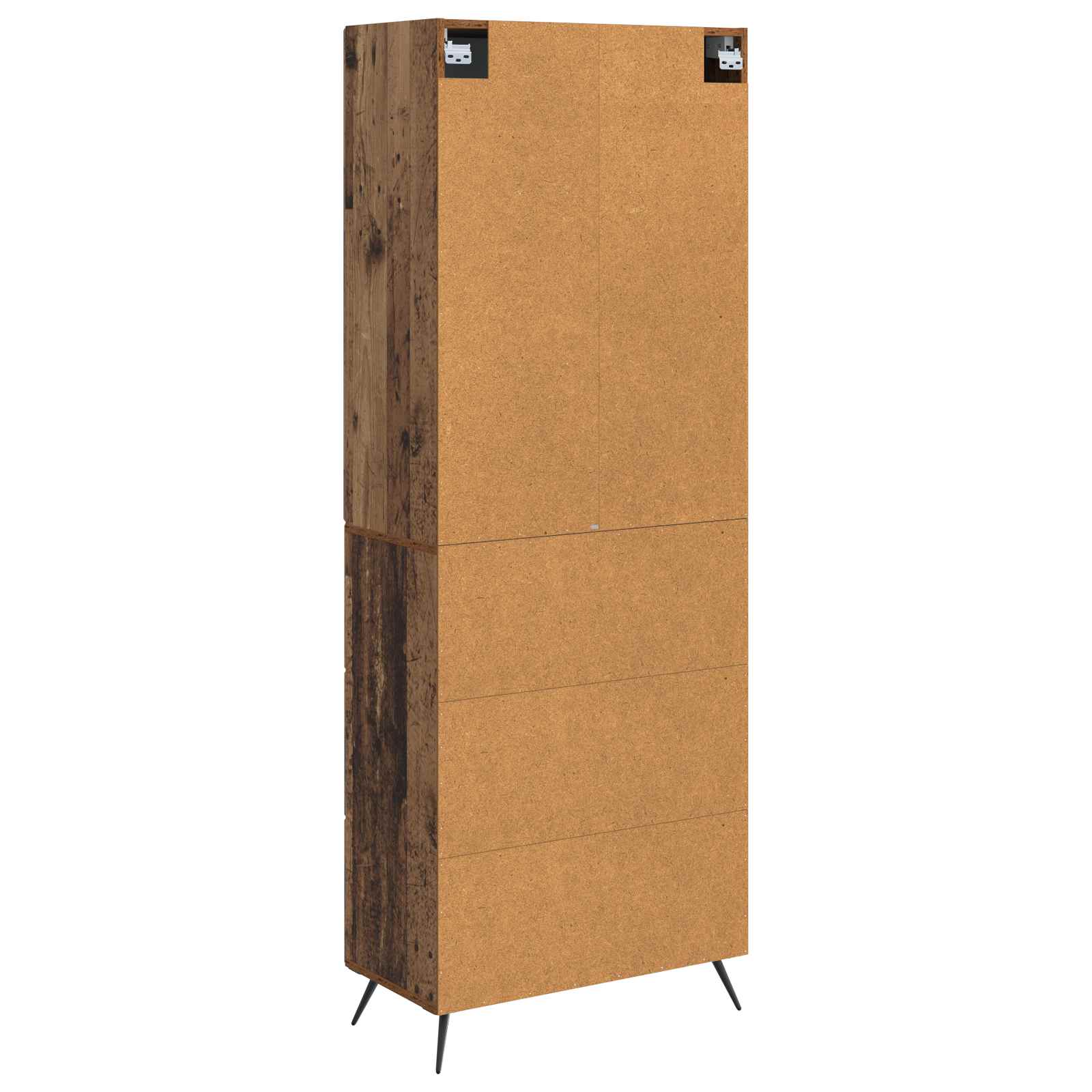 Set ormara 2 pcs Staro drvo 66 x 34,5 x 90 cm Konstruirano drvo