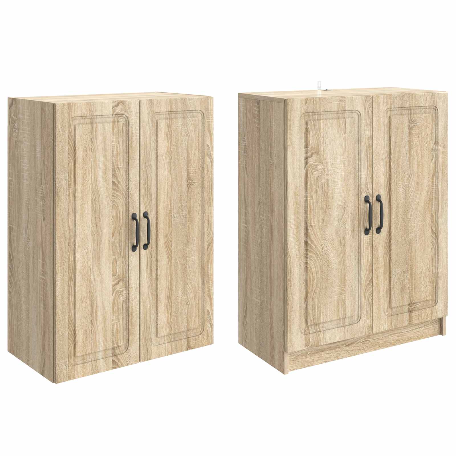 Set ormara 2 pcs Hrast sonoma Konstruirano drvo