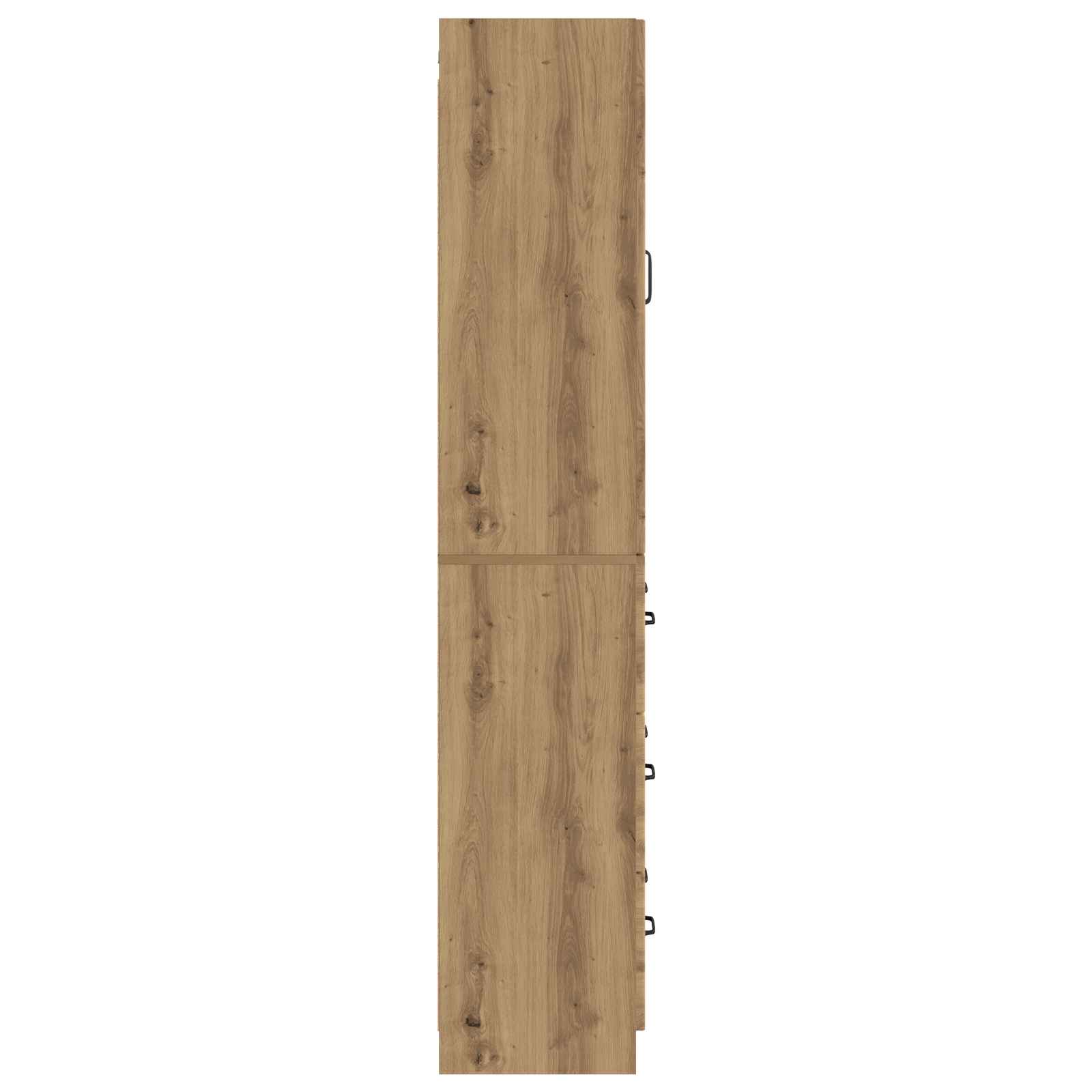Set ormara 2 pcs Hrast artisan 66 x 34,5 x 87 cm