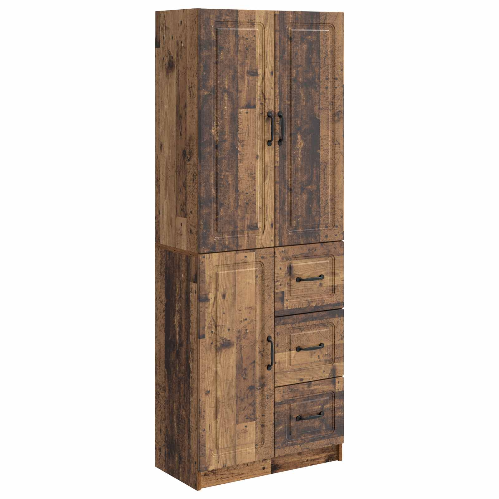 Set ormara 2 pcs Staro drvo Konstruirano drvo
