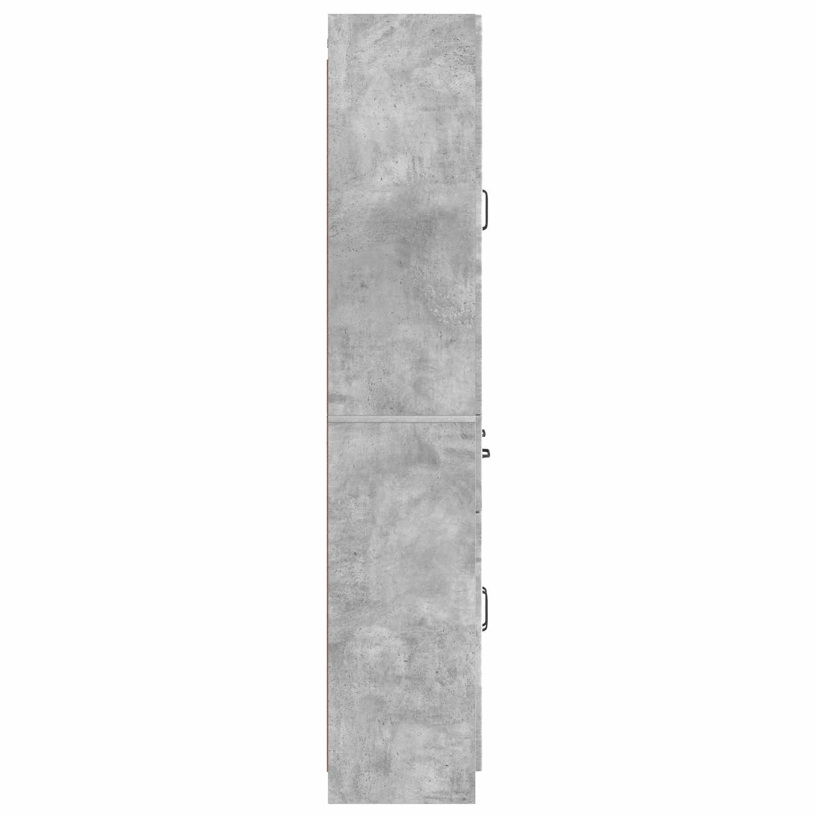 Set ormara 2 pcs Betonska siva Konstruirano drvo