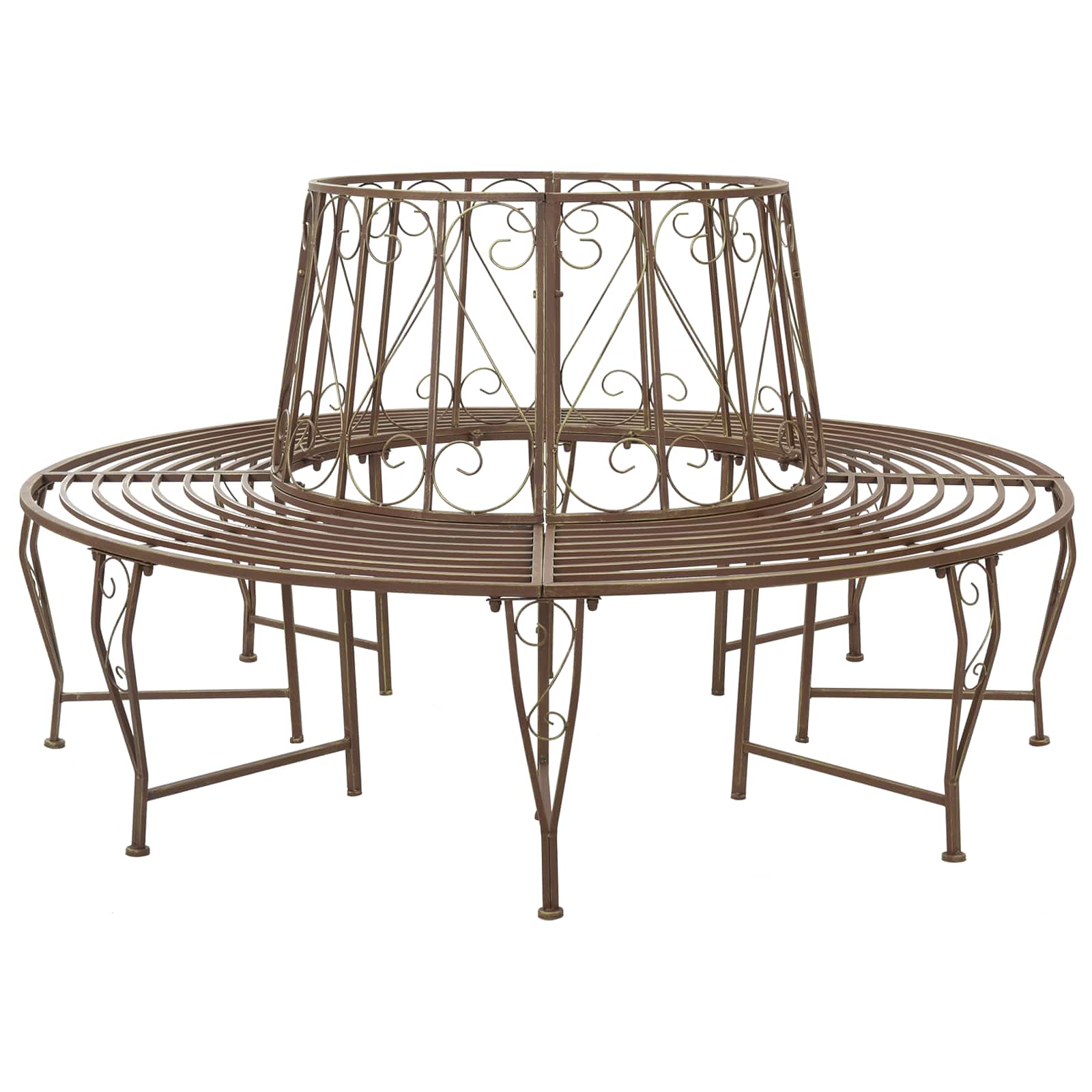 Klupa pod drvetom 8-Broj sjedala Ø 160 x 89 cm Čelik