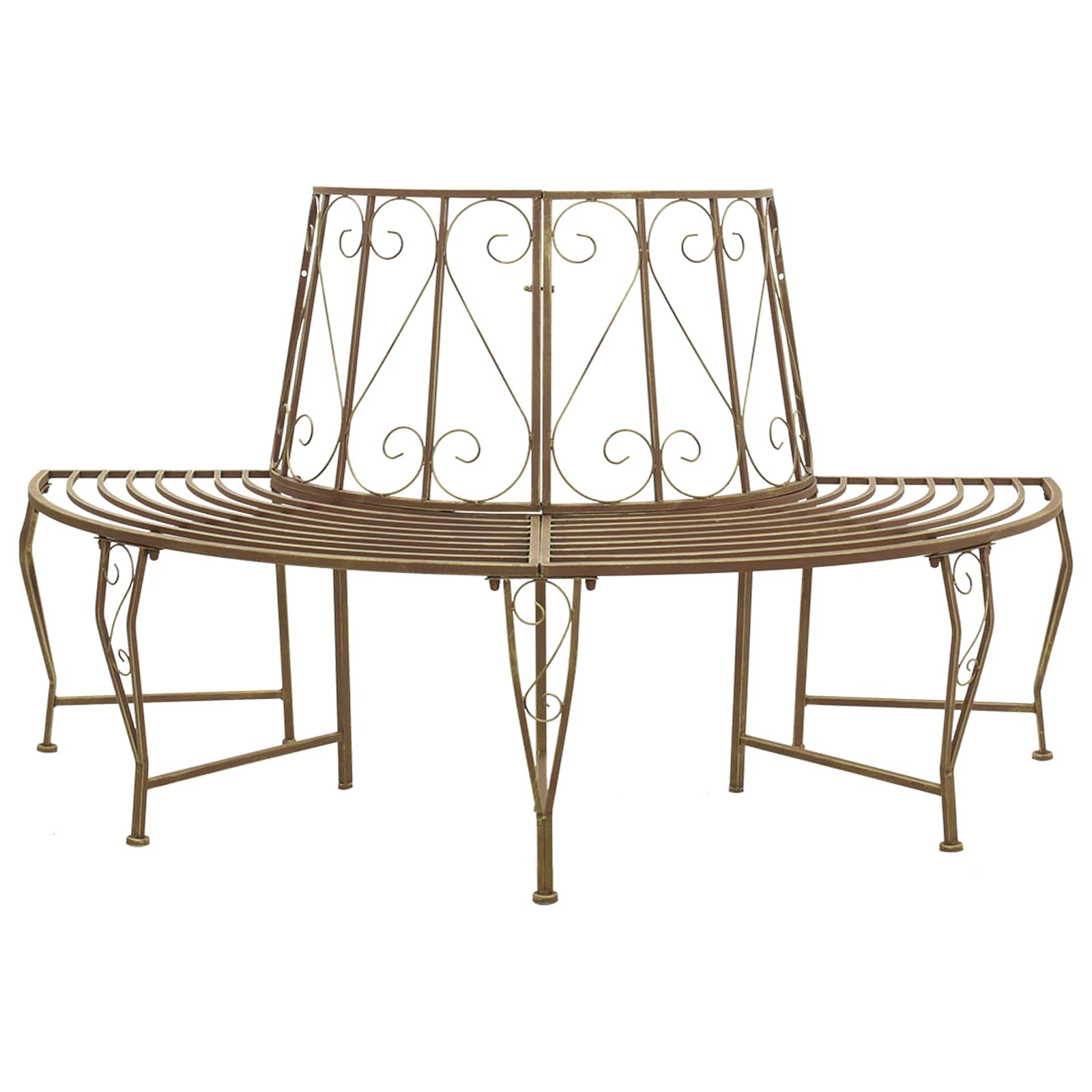 Klupa pod drvetom 4-Broj sjedala 160 x 80 x 89 cm Čelik
