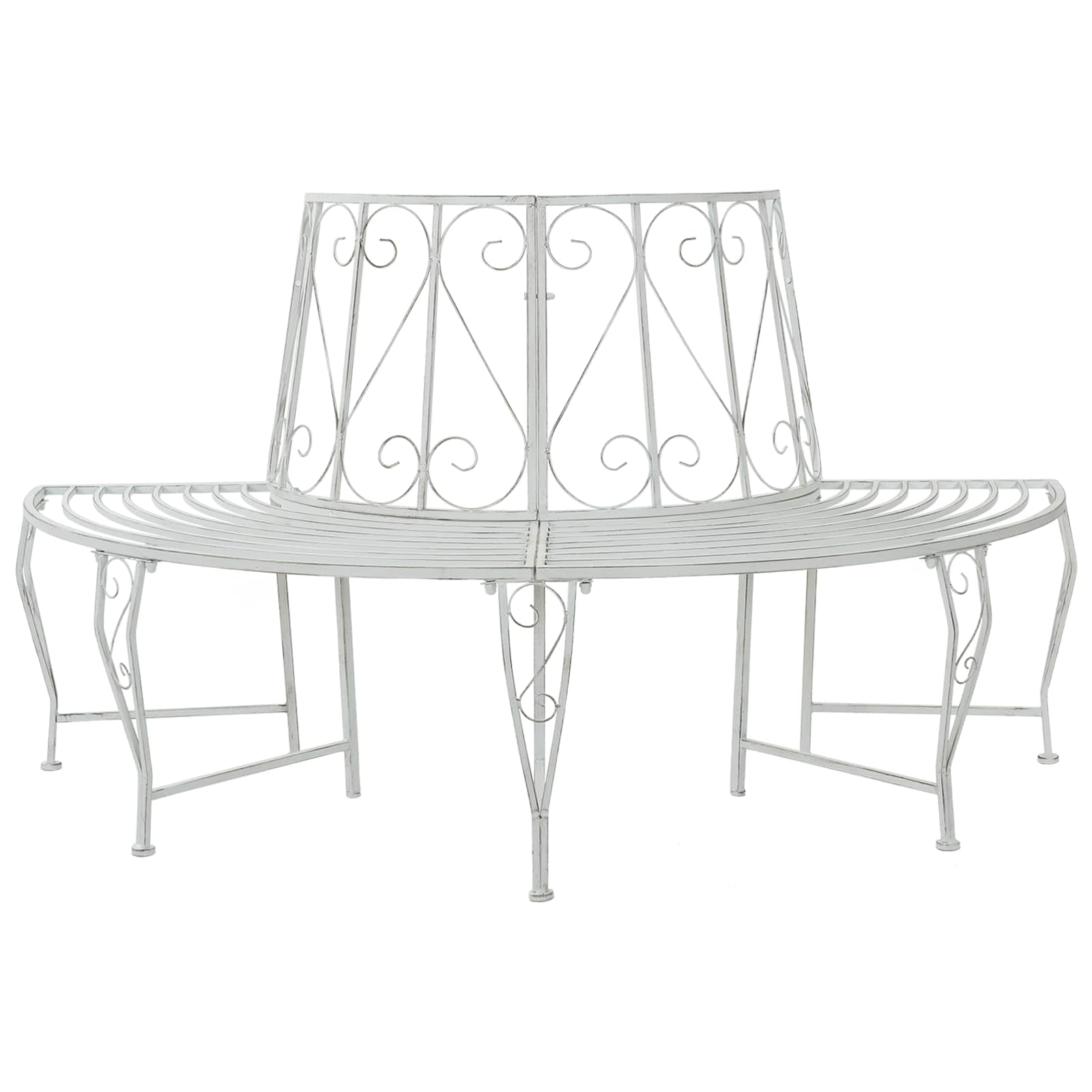 Klupa pod drvetom 4-Broj sjedala 160 x 80 x 89 cm Čelik