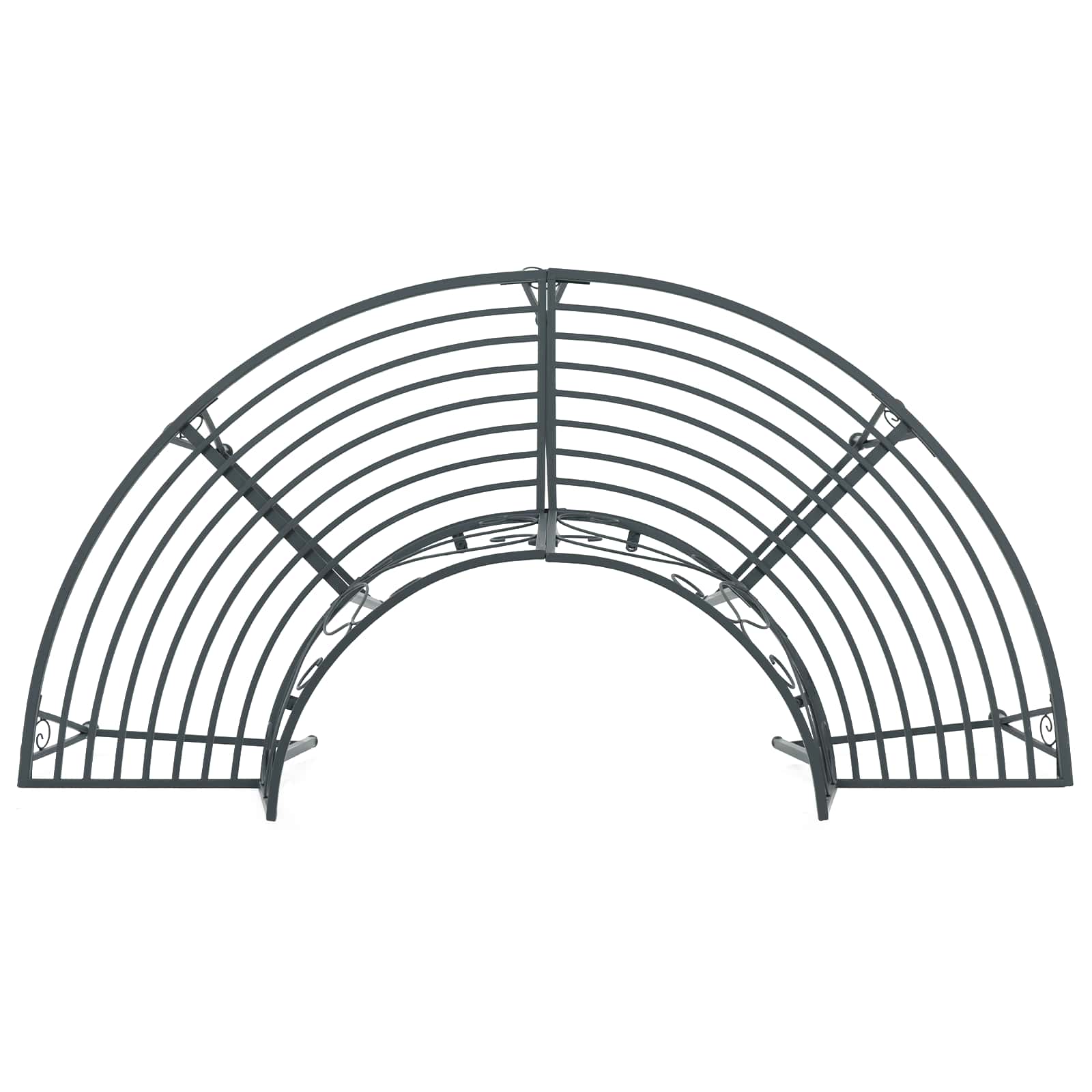 Klupa pod drvetom 4-Broj sjedala 160 x 80 x 89 cm Čelik