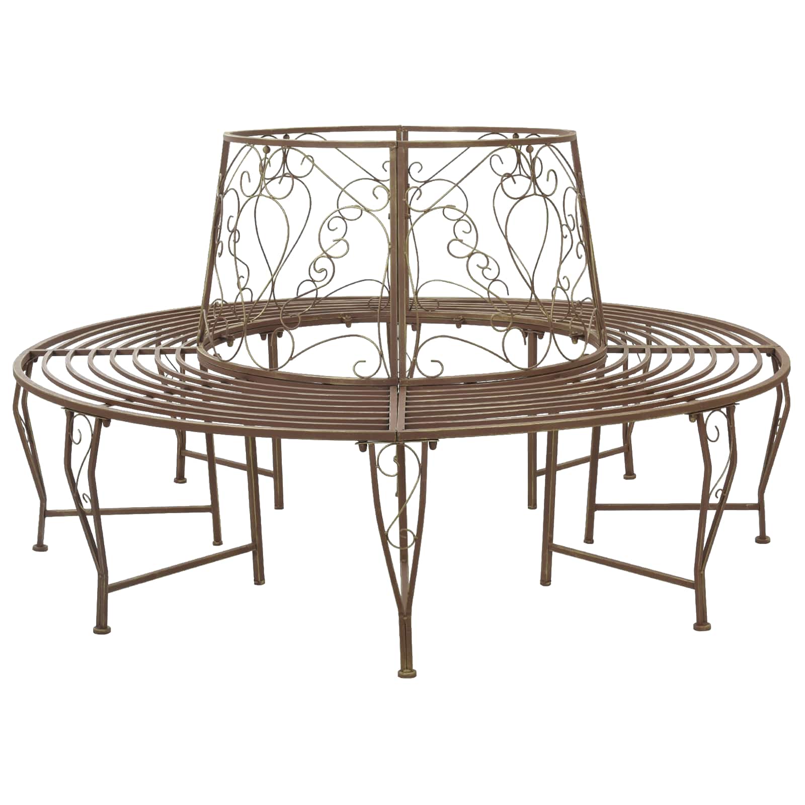 Klupa pod drvetom 8-Broj sjedala Ø 160 x 89 cm Čelik