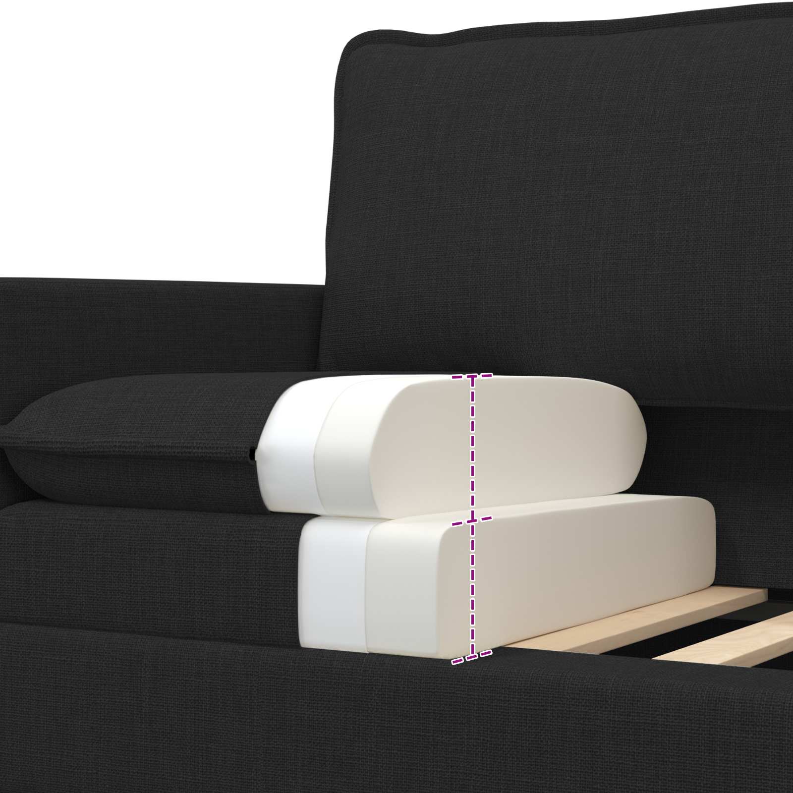 Sofa Crna 126 x 81 x 87,5 cm