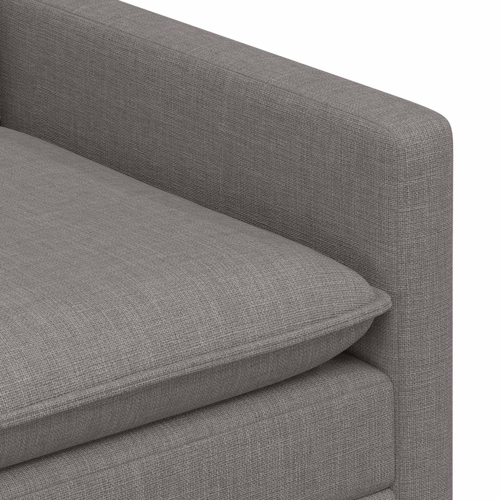 Sofa Sivosmeđa 126 x 81 x 87,5 cm Tkanina