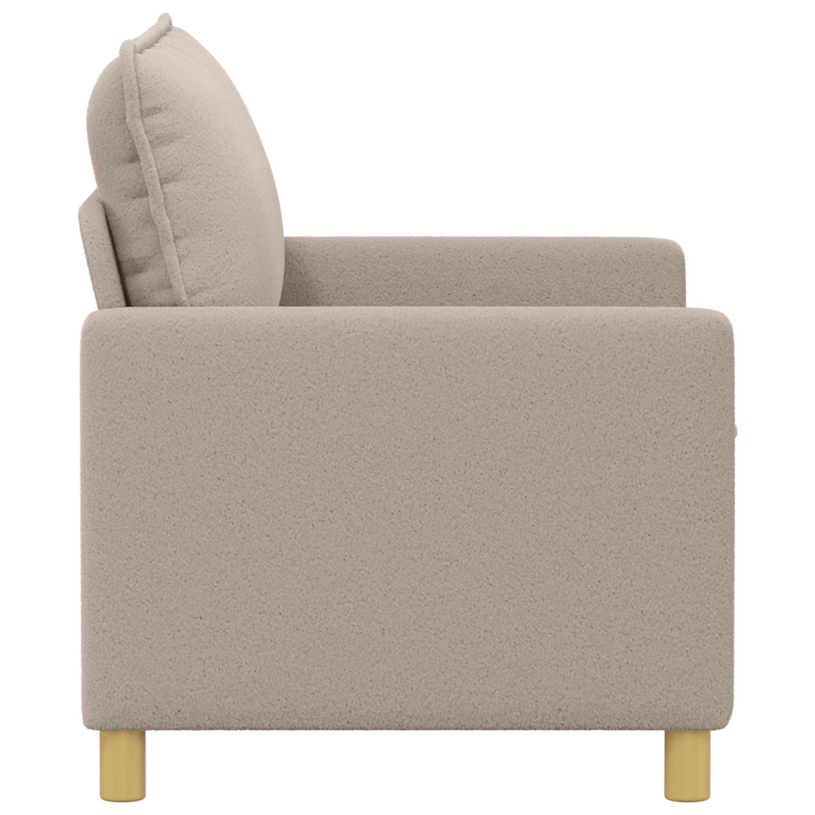 Sofa Svjetlosiva 126 x 81 x 87,5 cm Tkanina