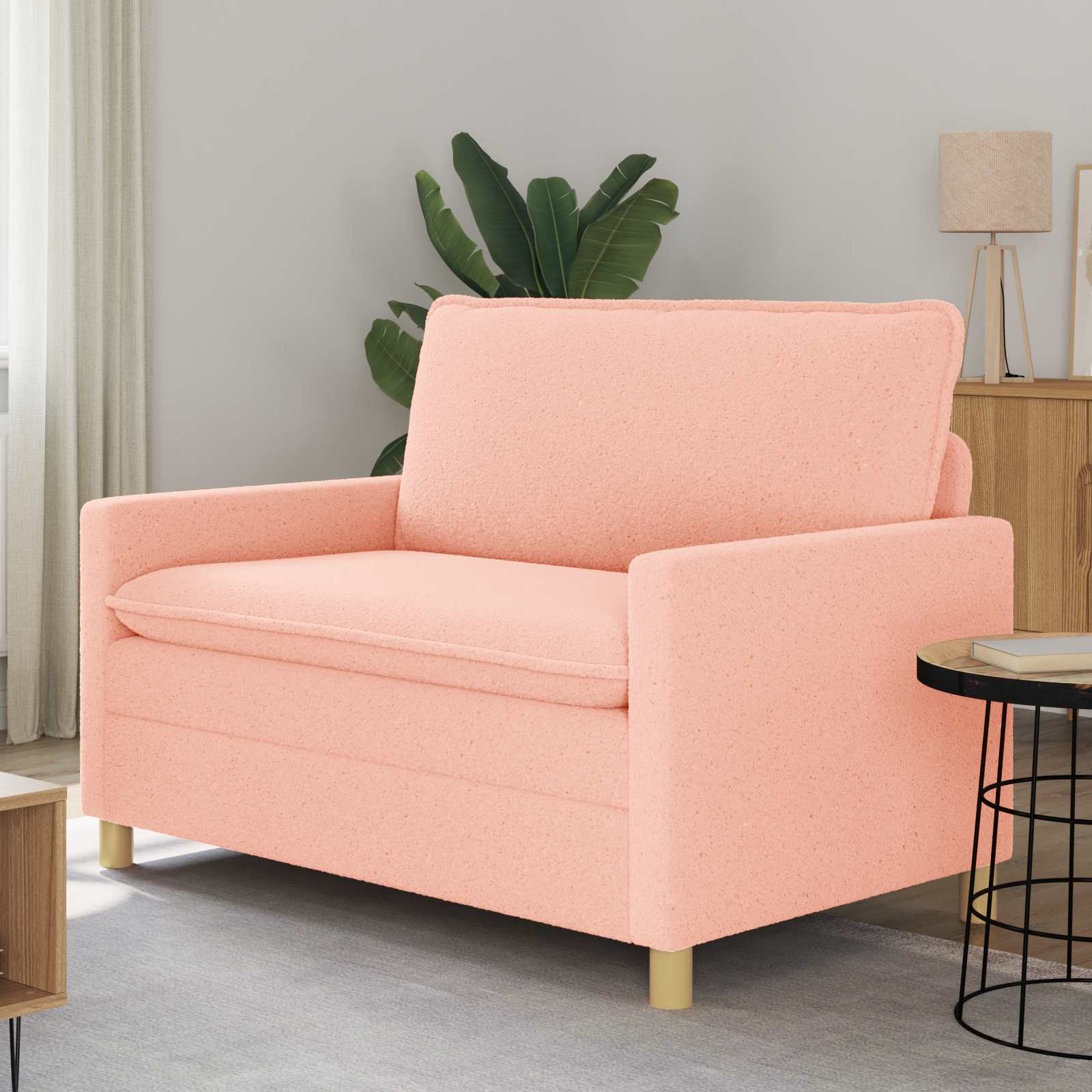 Sofa Ružičasta 126 x 81 x 87,5 cm Tkanina