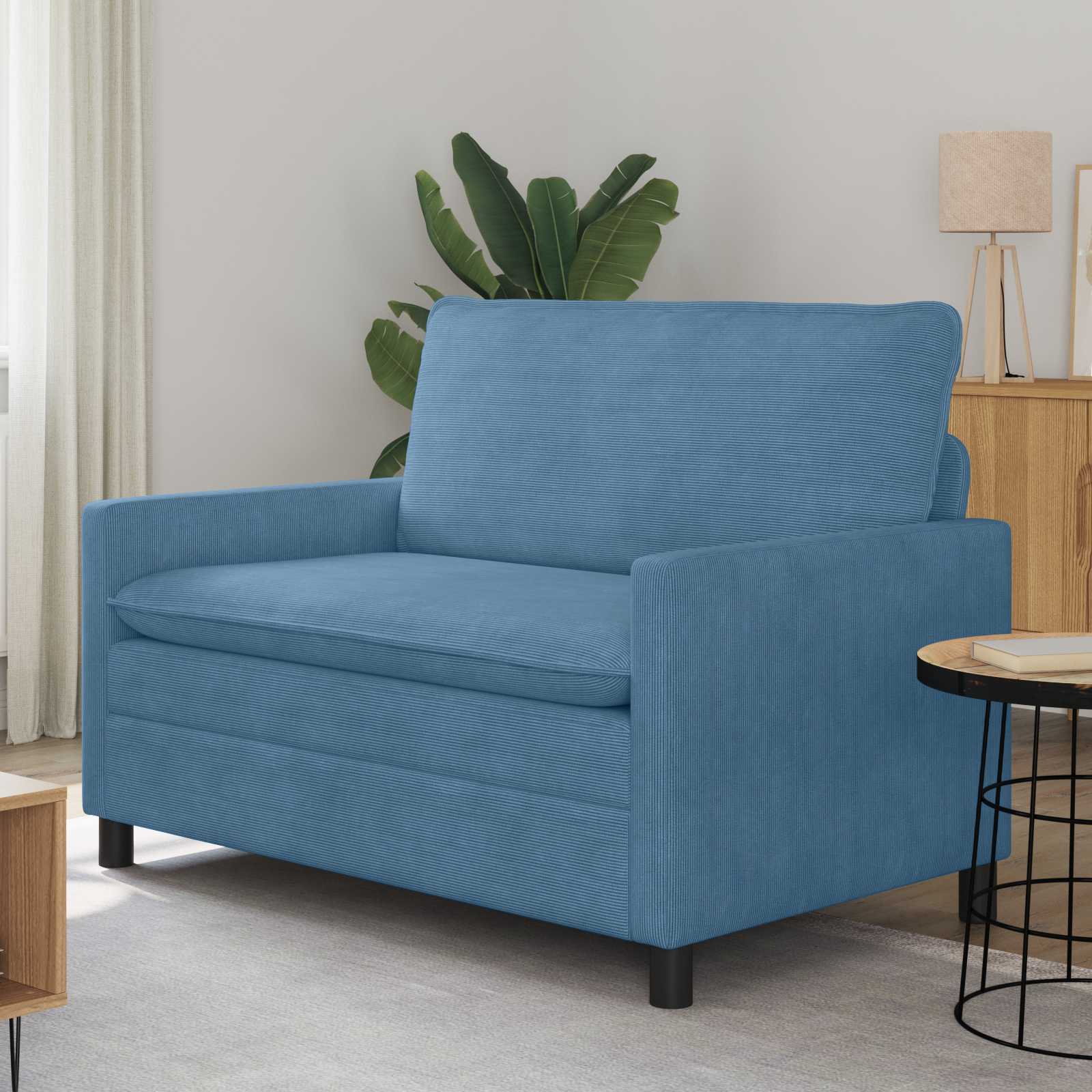 Sofa Plava 126 x 81 x 87,5 cm Tkanina