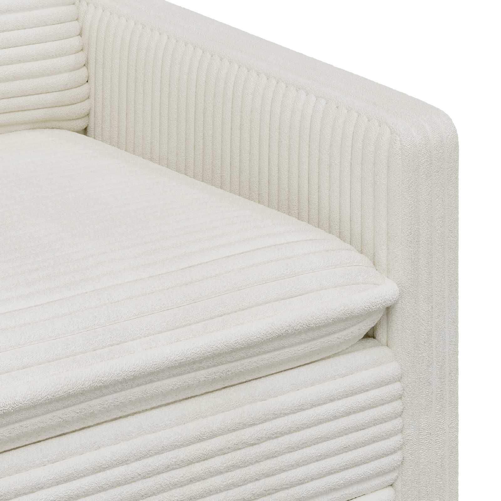 Sofa Krem 126 x 81 x 87,5 cm Poliester