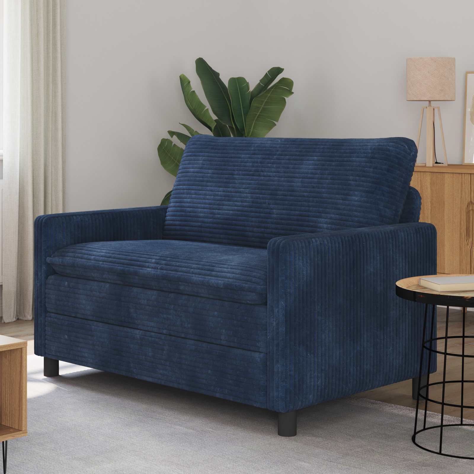 Sofa Mornarsko plava 126 x 81 x 87,5 cm Poliester