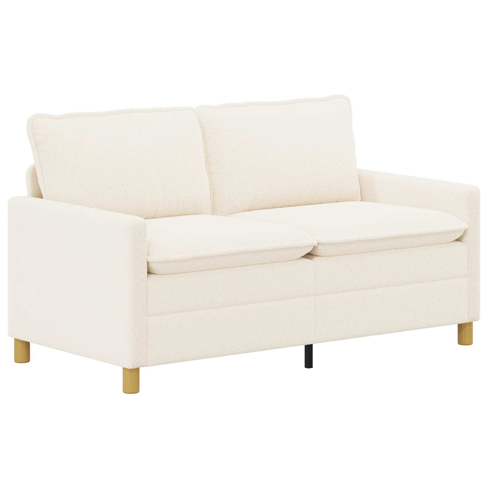 Sofa Krem 156 x 81 x 87,5 cm Tkanina