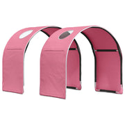 Tunis za krevet 2 pcs Ružičasta 211 x 52,5 x 2 cm Poliester