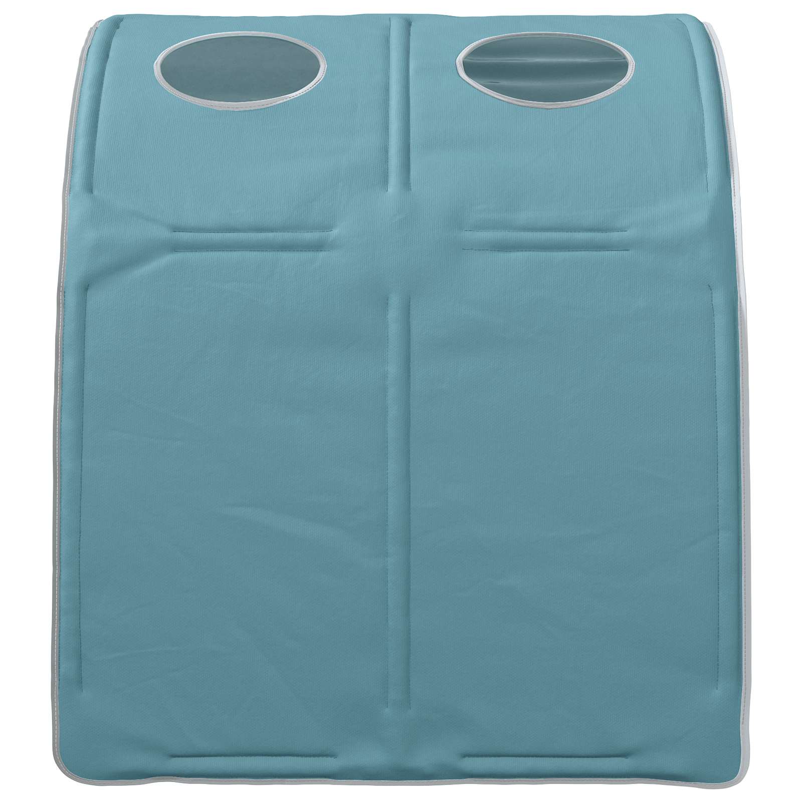 Tunis za krevet 2 pcs Svjetloplava 211 x 67.5 x 2 cm Poliester