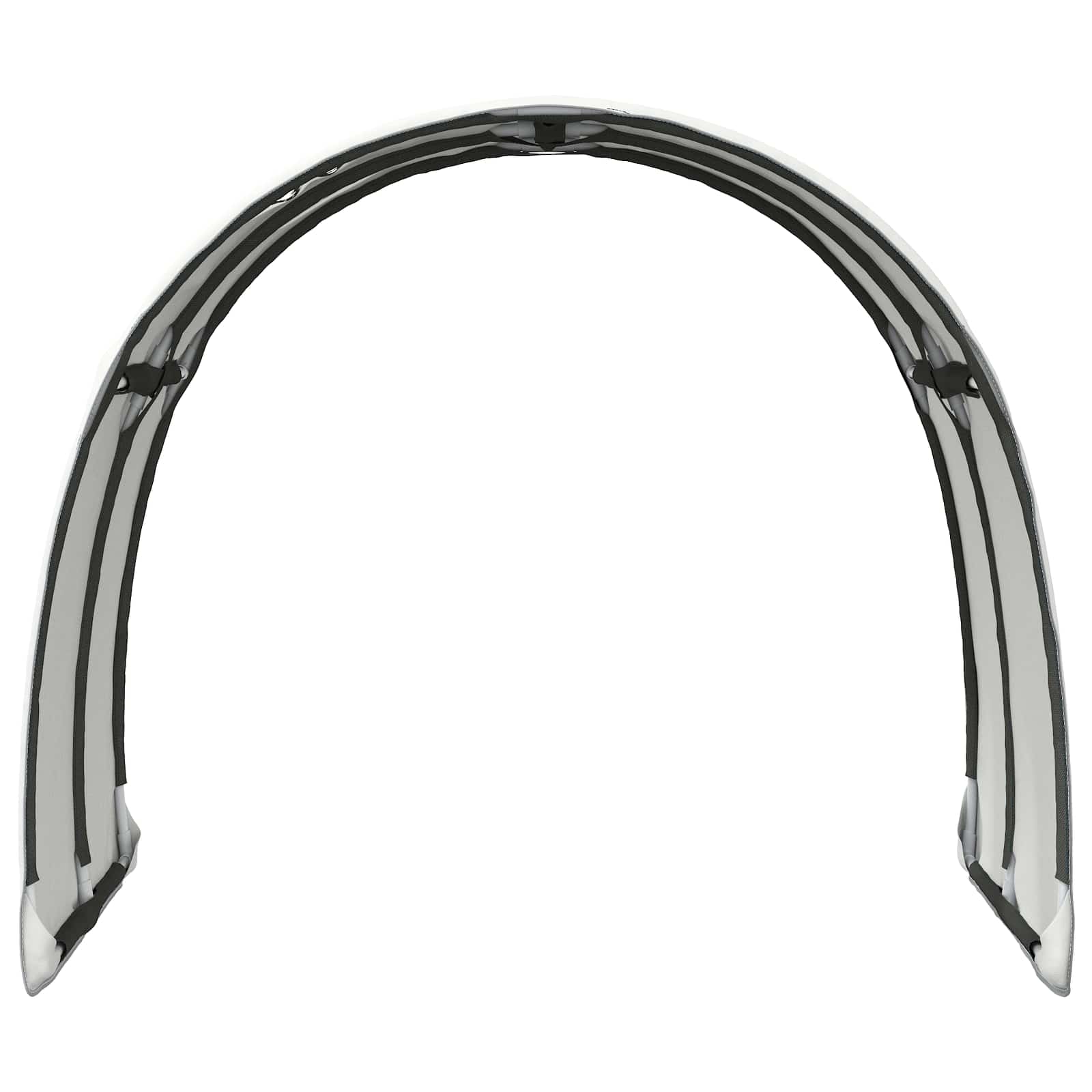 Tunis za krevet 2 pcs Bijela 211 x 67.5 x 2 cm Poliester