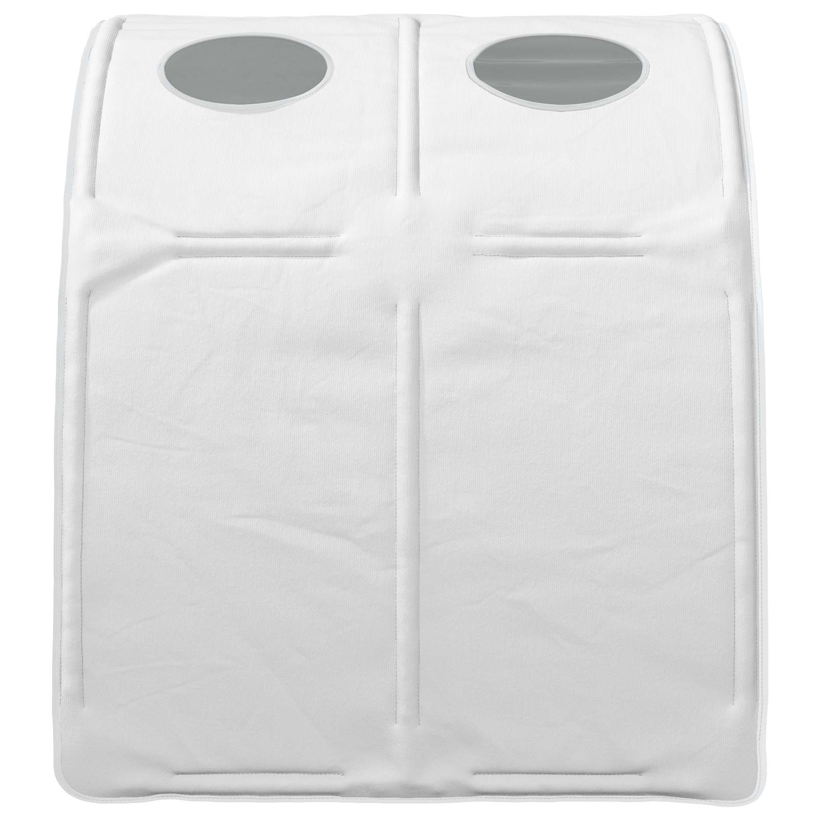 Tunis za krevet 2 pcs Bijela 211 x 67.5 x 2 cm Poliester