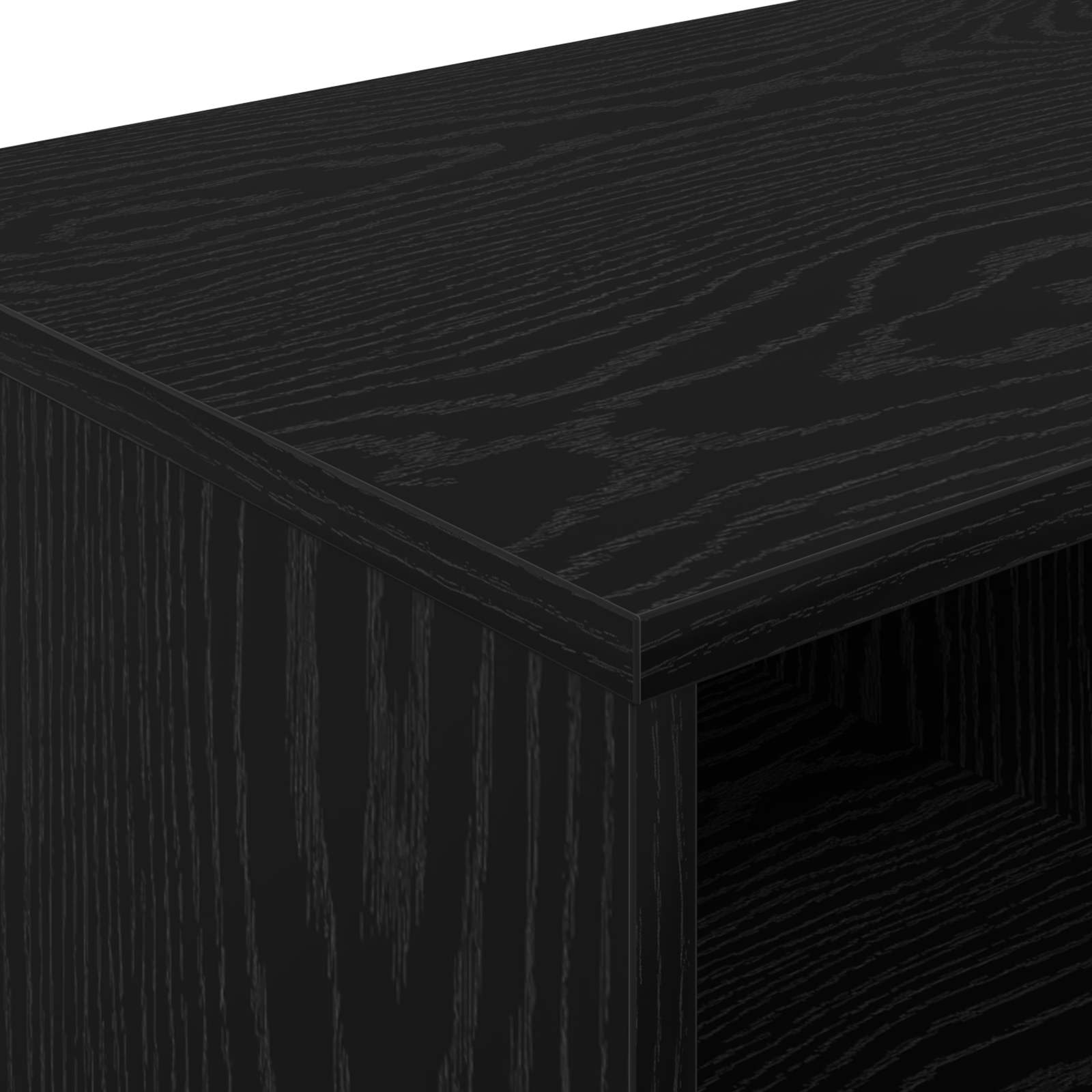 Ormarić za krevet s pohranom 2 pcs Crni Hrast 66 x 35 x 48 cm