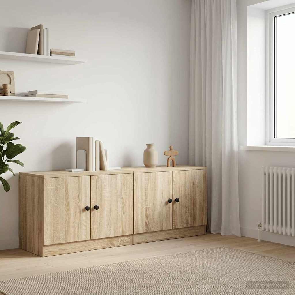 Ormarić za krevet s pohranom 2 pcs Hrast sonoma 66 x 35 x 48 cm